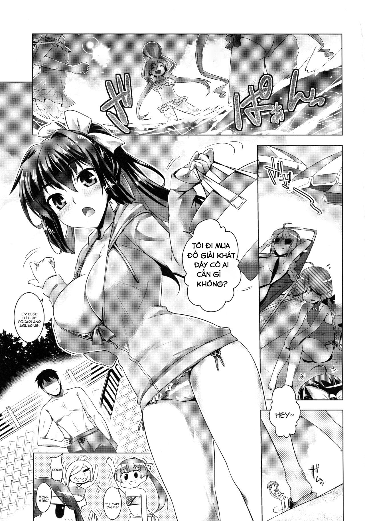 HentaiVN.net - Ảnh 3 - Kỳ nghỉ hè của Naganami - Oneshot