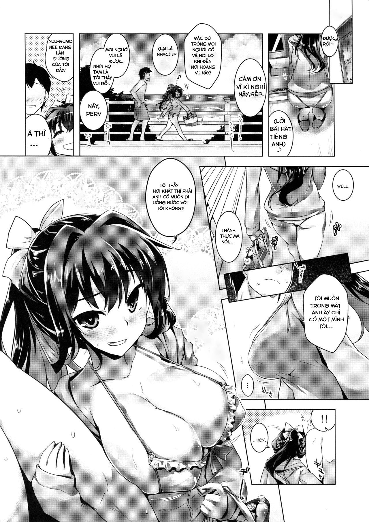 HentaiVN.net - Ảnh 4 - Kỳ nghỉ hè của Naganami - Oneshot