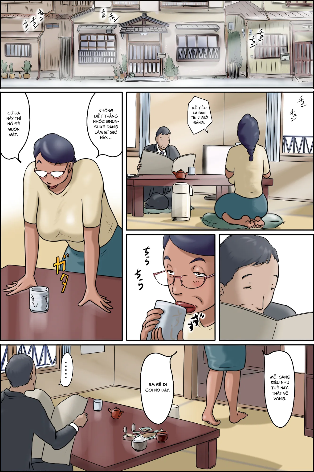 HentaiVN.net - Ảnh 3 - Shimura no Oba-chan -Oba-chan no Nichijou - Chap 1