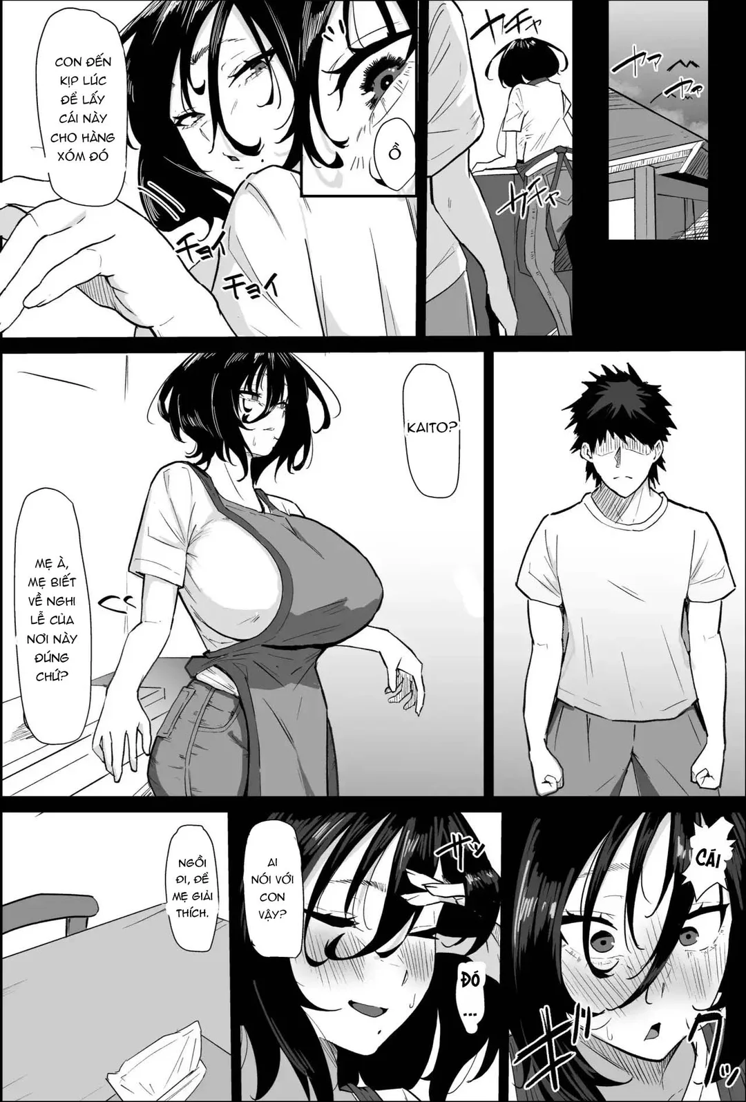 HentaiVN.net - Ảnh 12 - Con có chắc muốn làm với mẹ không? - Oneshot