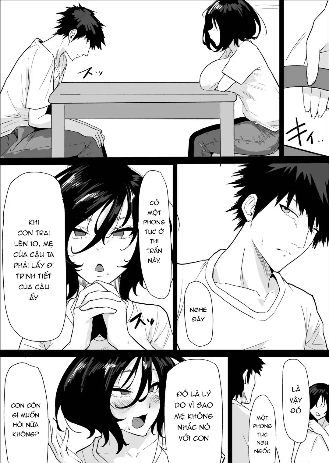 HentaiVN.net - Ảnh 13 - Con có chắc muốn làm với mẹ không? - Oneshot
