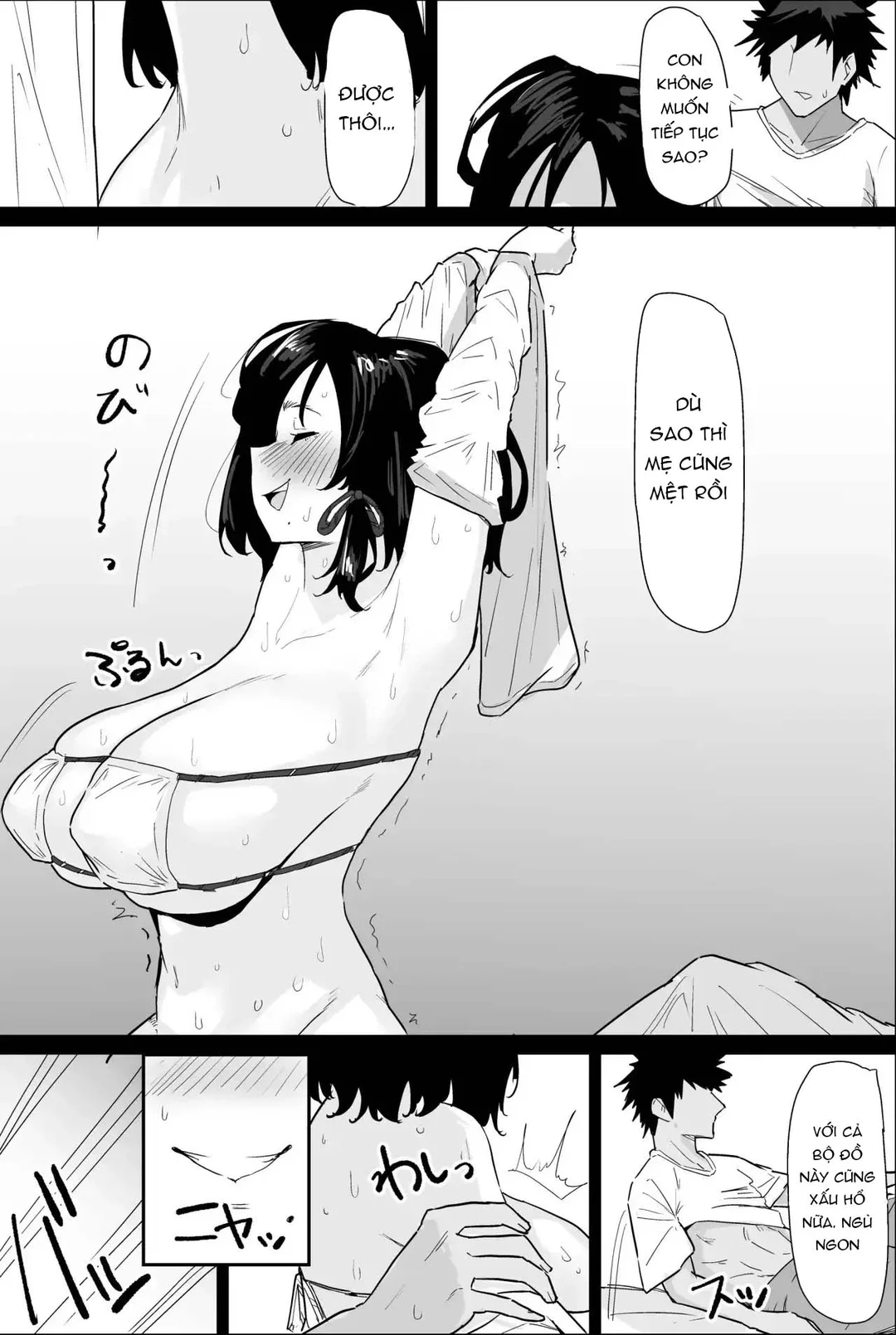 HentaiVN.net - Ảnh 45 - Con có chắc muốn làm với mẹ không? - Oneshot