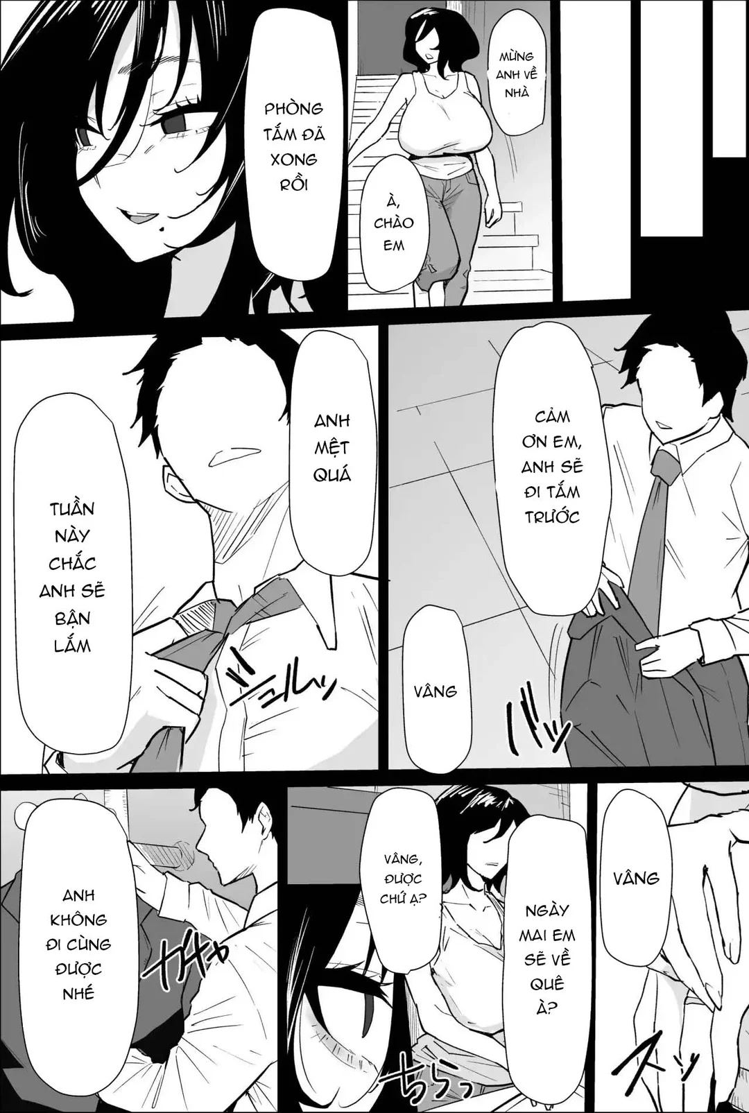 HentaiVN.net - Ảnh 7 - Con có chắc muốn làm với mẹ không? - Oneshot