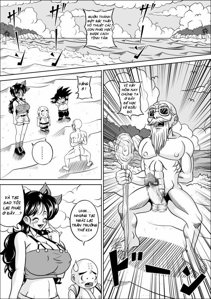 HentaiVN.net - Ảnh 3 - CÁCH ĐỂ TRỞ THÀNH BẬC THẦY VÕ THUẬT (Dragon Ball) [Master Roshi's Training] - Oneshot