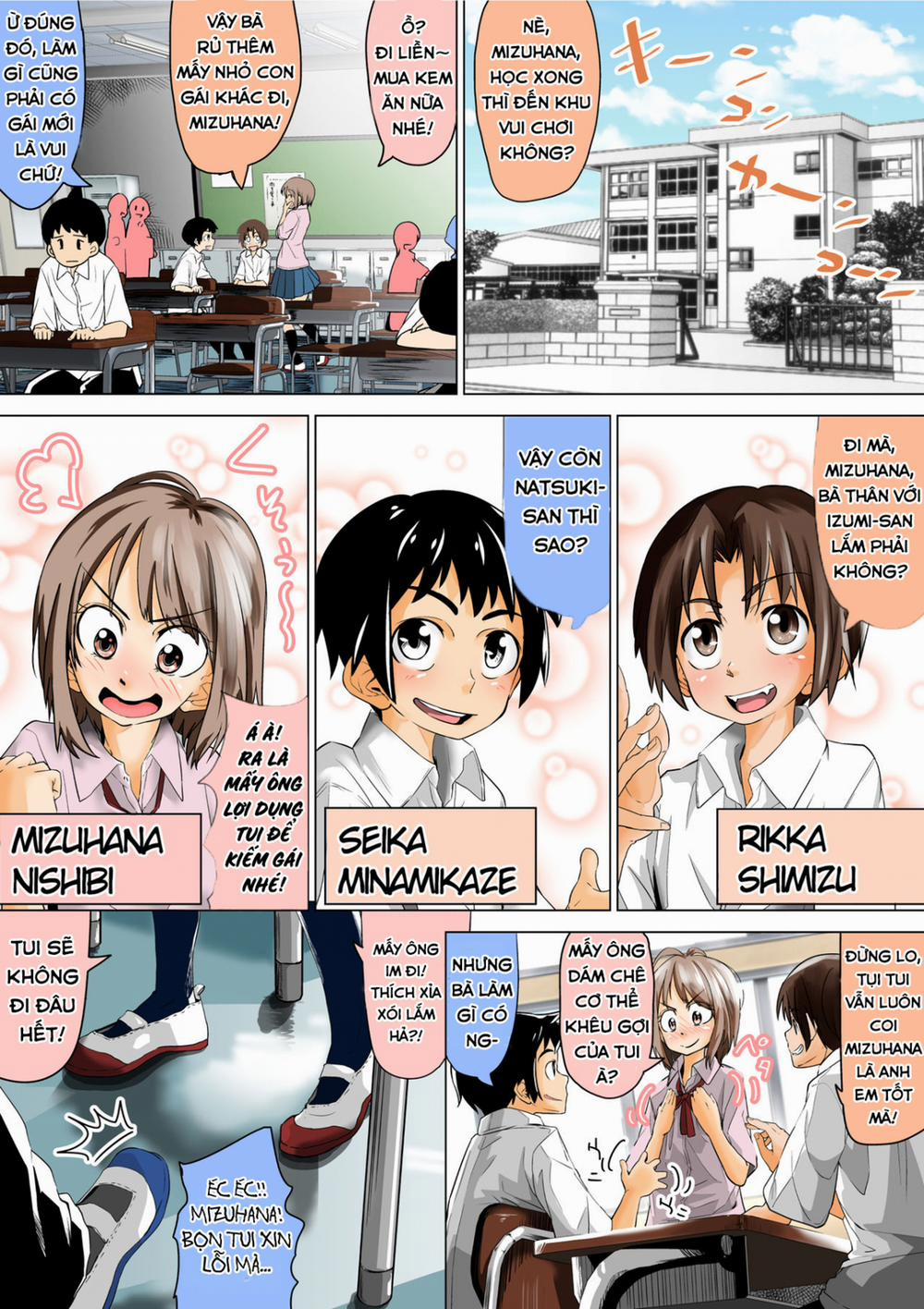 HentaiVN.net - Ảnh 4 - Chúng ta chỉ là bạn! [Doukyuusei de Shinyuu no Joshi wa Kichiku na Yuukaihan; Our Female Classmate Friend Was A Fiendish Abductor; Bạn học của tôi là kẻ bắt cóc độc ác] - Oneshot