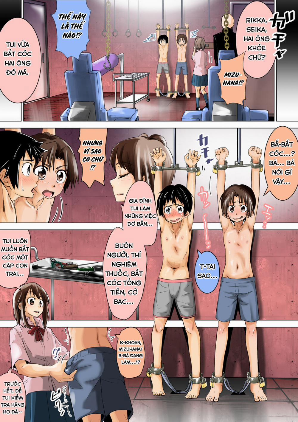 HentaiVN.net - Ảnh 9 - Chúng ta chỉ là bạn! [Doukyuusei de Shinyuu no Joshi wa Kichiku na Yuukaihan; Our Female Classmate Friend Was A Fiendish Abductor; Bạn học của tôi là kẻ bắt cóc độc ác] - Oneshot