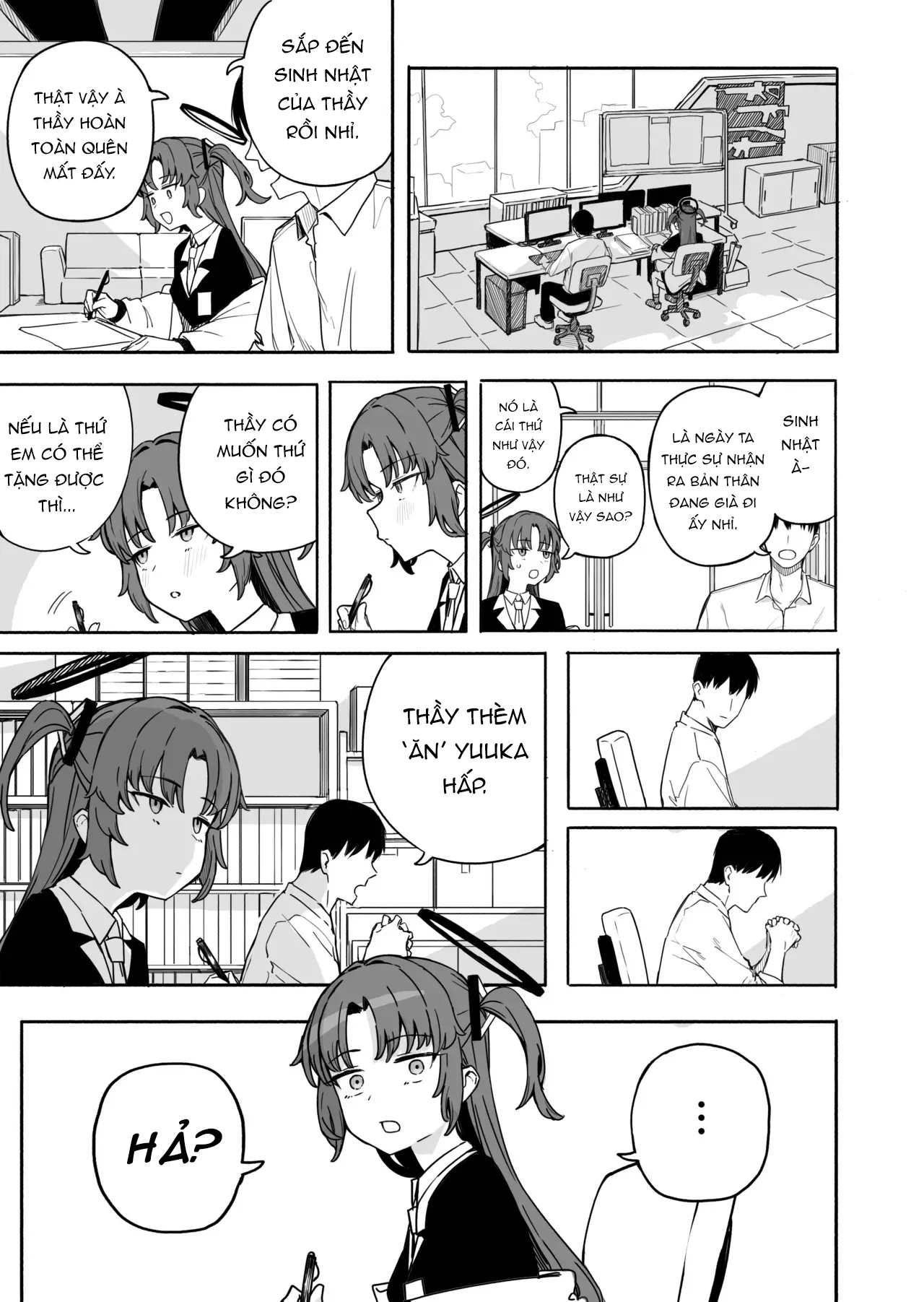 HentaiVN.net - Ảnh 2 - Yuuka 'hấp' - Oneshort