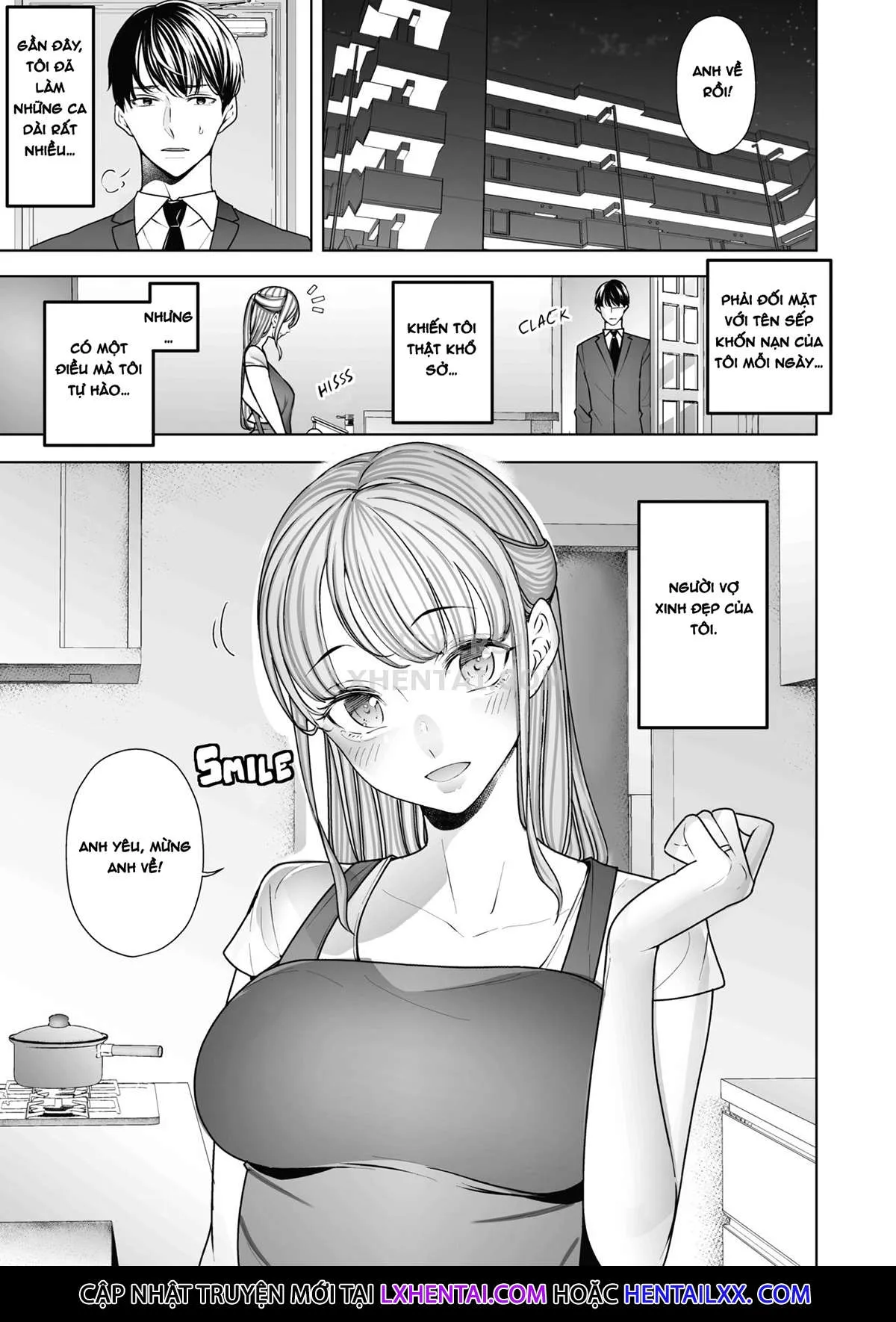 HentaiVN.net - Ảnh 4 - Boku wa Tsuma ga Netorare Nando mo Ikasareru Sugata o Mitsuzuketa. [I Kept Watching While a Man Made My Wife Cum Over and Over] - Chap 1