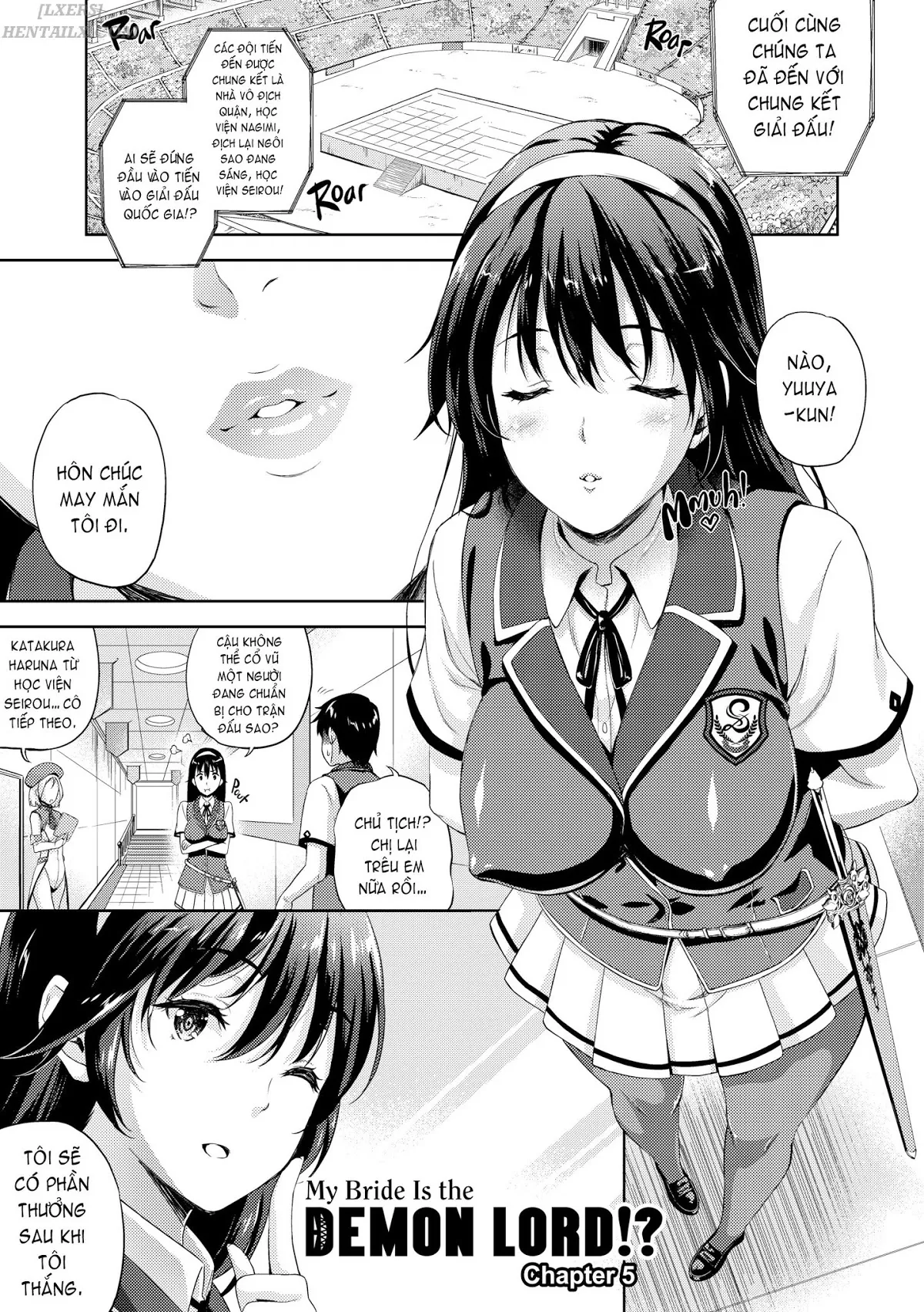 HentaiVN.net - Ảnh 3 - My Bride Is the Demon Lord!? (Bản Không Che) [Oyomesan wa Maou!?; お嫁さんは魔王!?] - Chap 5