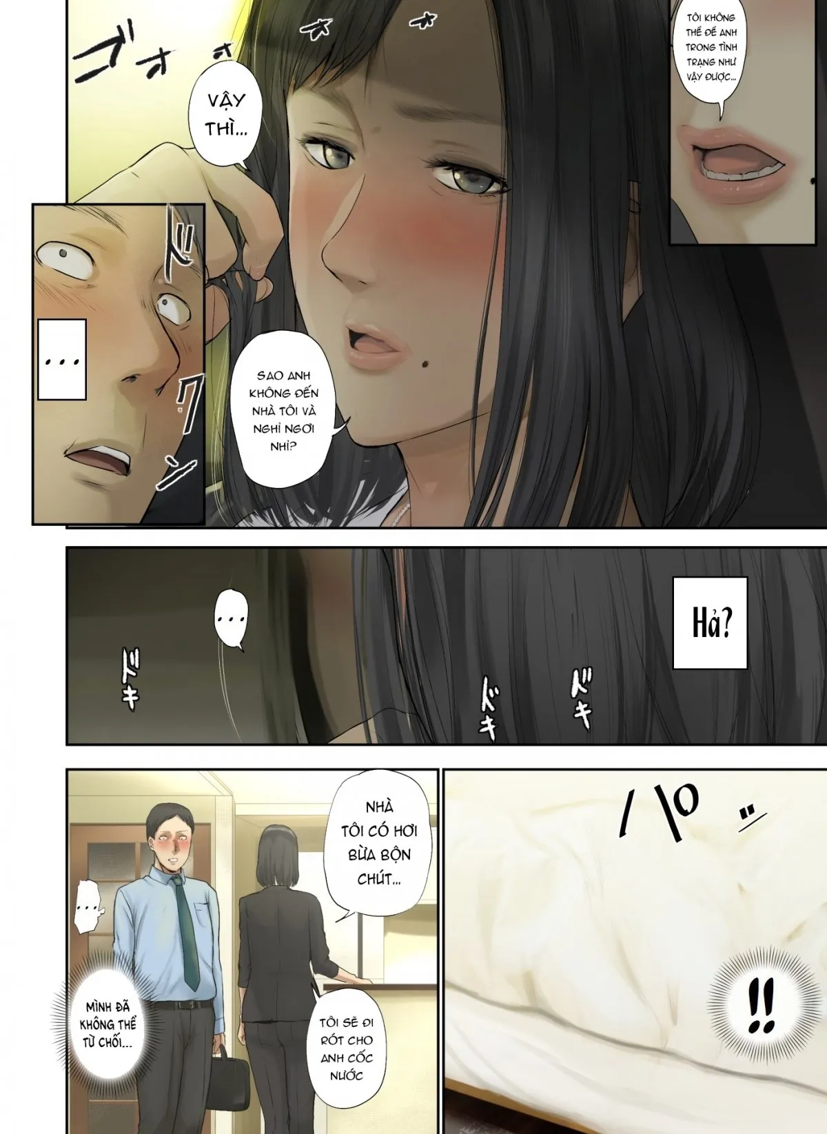 HentaiVN.net - Ảnh 14 - Kaisha no Iki Okure BBA Haramaseta - Chap 1