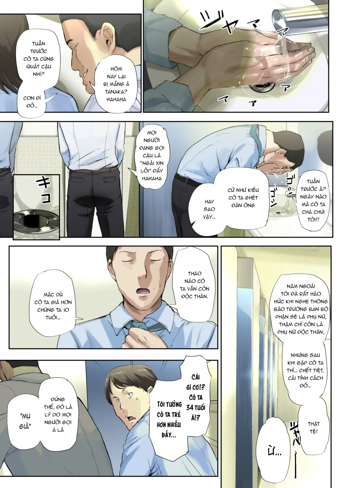 HentaiVN.net - Ảnh 5 - Kaisha no Iki Okure BBA Haramaseta - Chap 1
