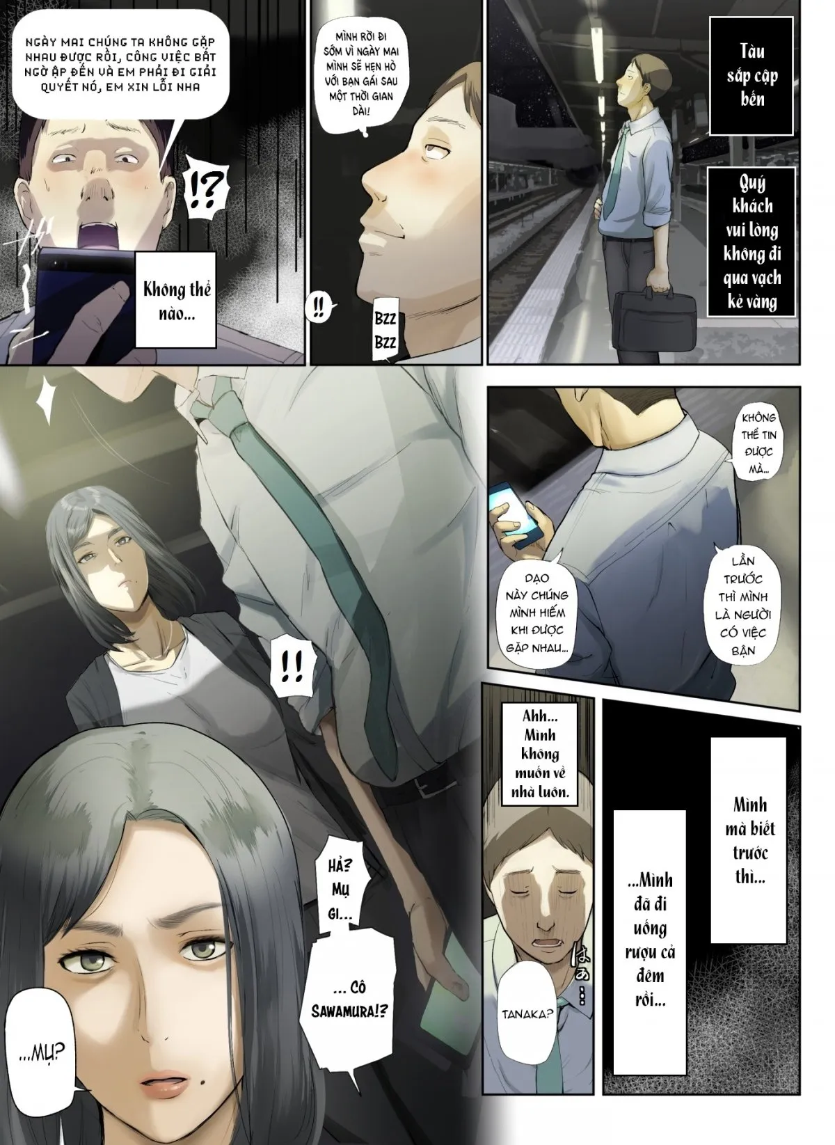 HentaiVN.net - Ảnh 9 - Kaisha no Iki Okure BBA Haramaseta - Chap 1