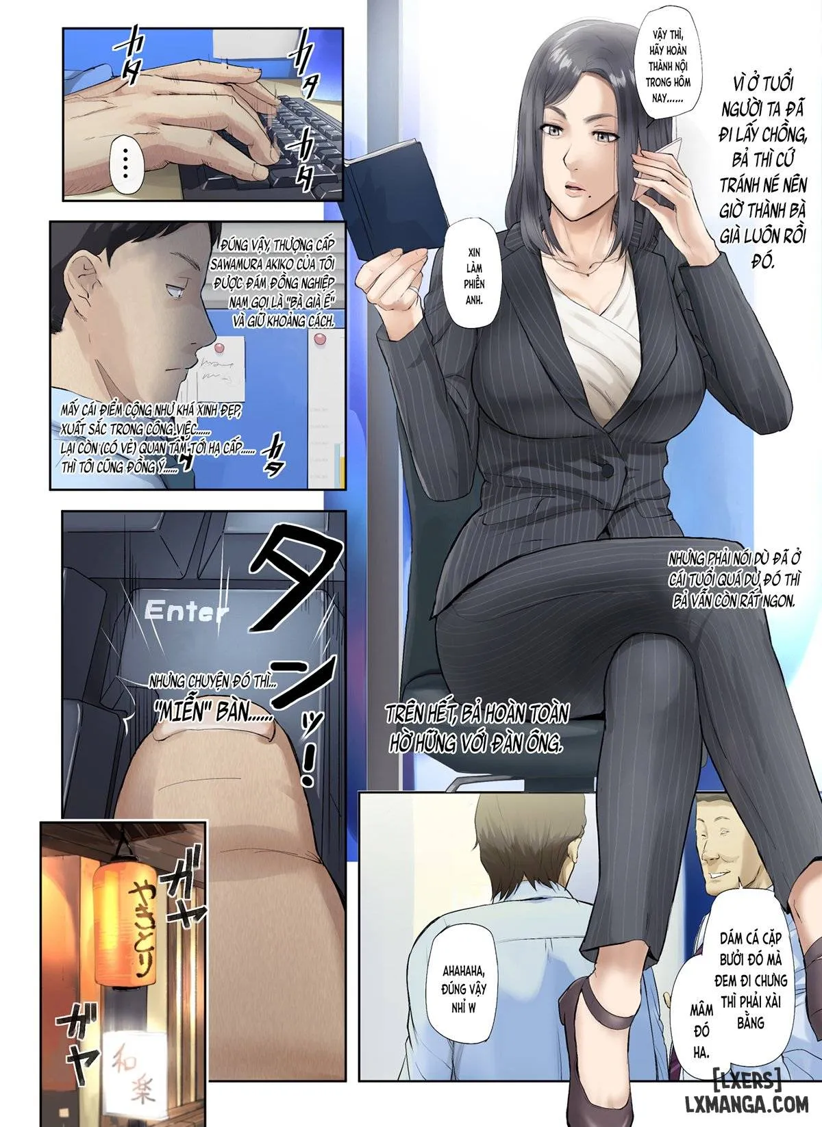 HentaiVN.net - Ảnh 7 - Kaisha no Iki Okure BBA Haramaseta - Chương 1