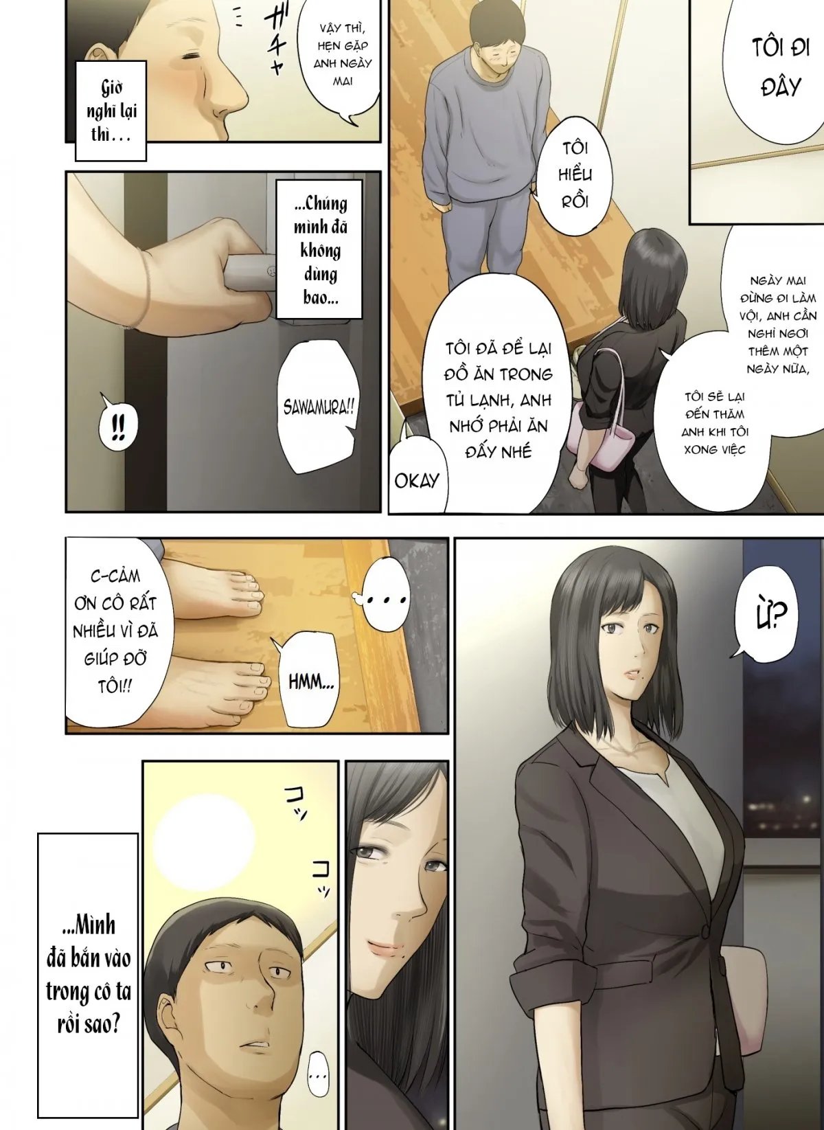 HentaiVN.net - Ảnh 11 - Kaisha no Iki Okure BBA Haramaseta - Chap 3 + 4