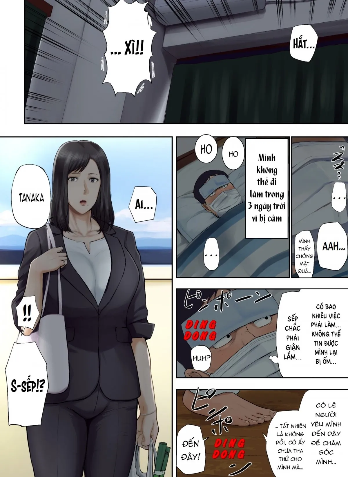 HentaiVN.net - Ảnh 3 - Kaisha no Iki Okure BBA Haramaseta - Chap 3 + 4