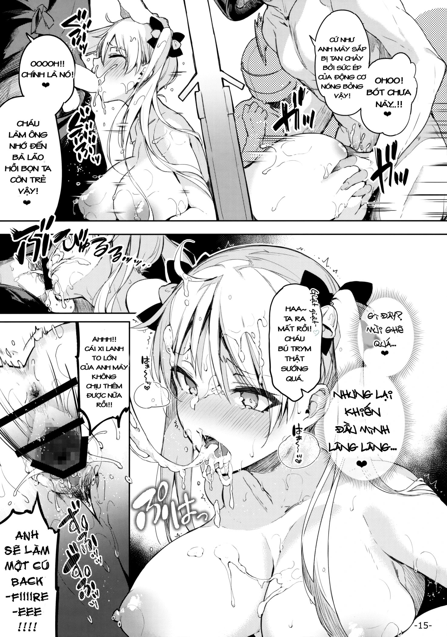 HentaiVN.net - Ảnh 15 - Stuck in a Wall, Rin-chan's Crisis!! (Bakuon) [Kabehame Rin-Chan Kikiippatsu!!; Rin-chan mắc kẹt ở tường] - Oneshot