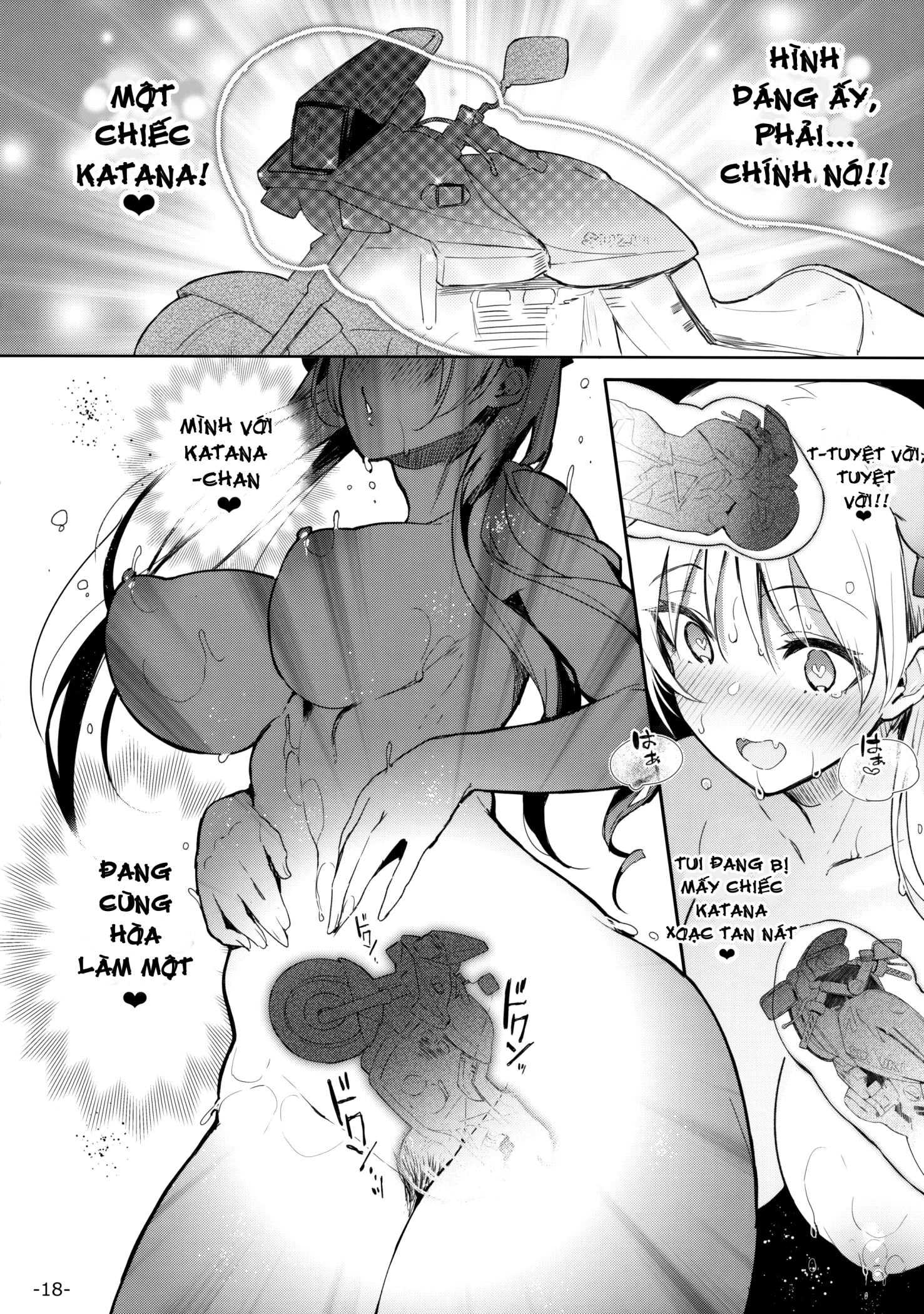 HentaiVN.net - Ảnh 18 - Stuck in a Wall, Rin-chan's Crisis!! (Bakuon) [Kabehame Rin-Chan Kikiippatsu!!; Rin-chan mắc kẹt ở tường] - Oneshot