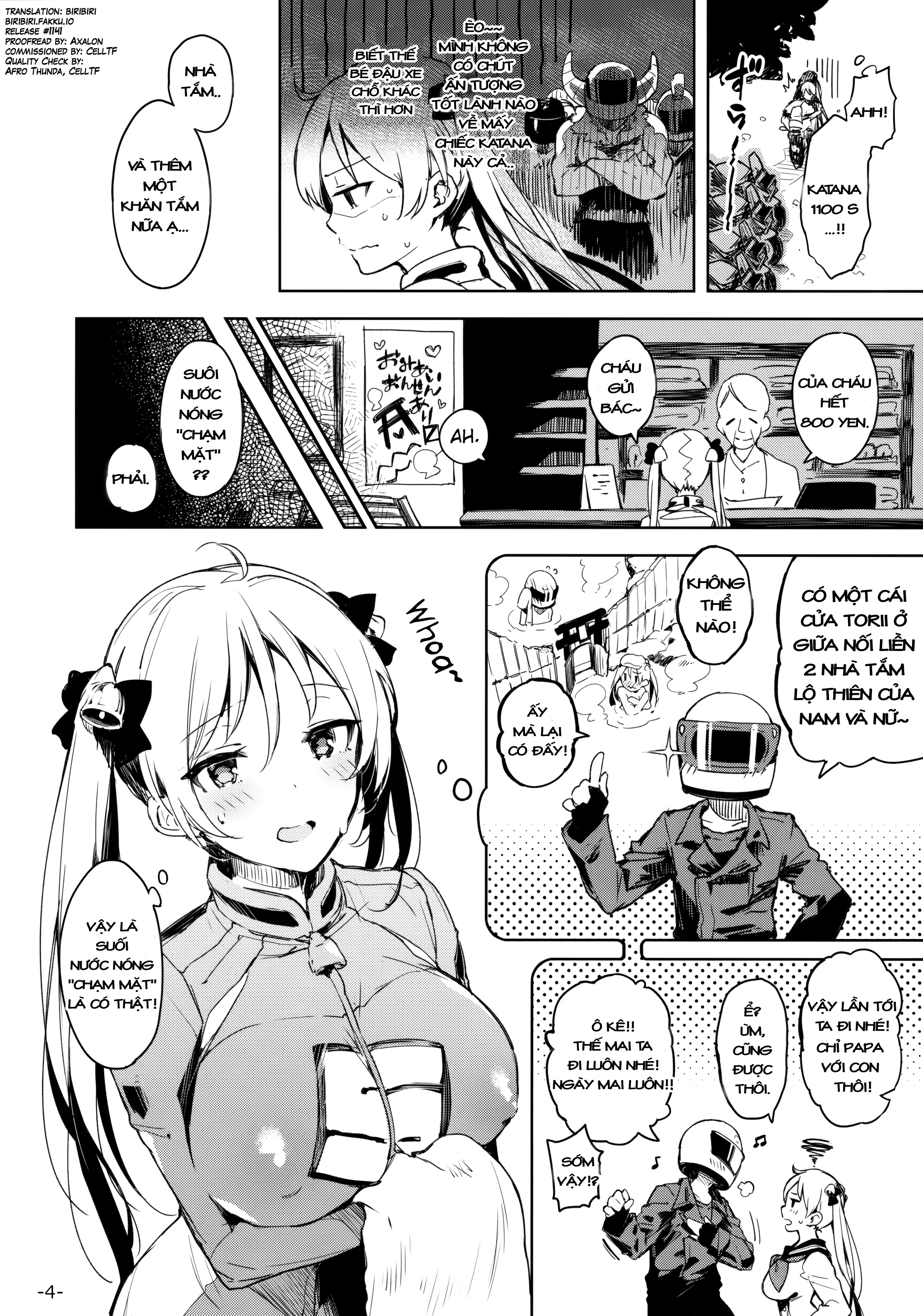 HentaiVN.net - Ảnh 4 - Stuck in a Wall, Rin-chan's Crisis!! (Bakuon) [Kabehame Rin-Chan Kikiippatsu!!; Rin-chan mắc kẹt ở tường] - Oneshot