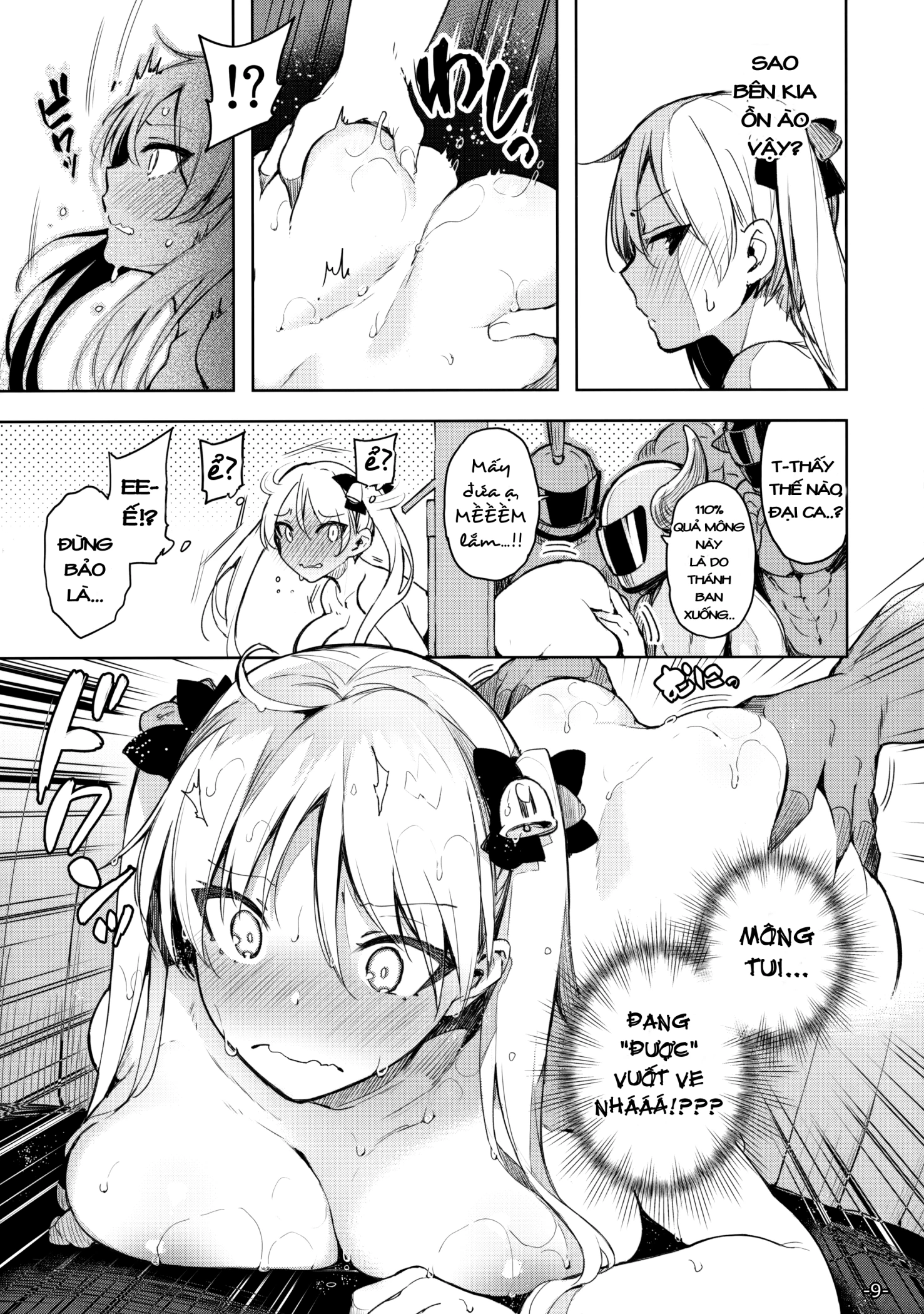 HentaiVN.net - Ảnh 9 - Stuck in a Wall, Rin-chan's Crisis!! (Bakuon) [Kabehame Rin-Chan Kikiippatsu!!; Rin-chan mắc kẹt ở tường] - Oneshot