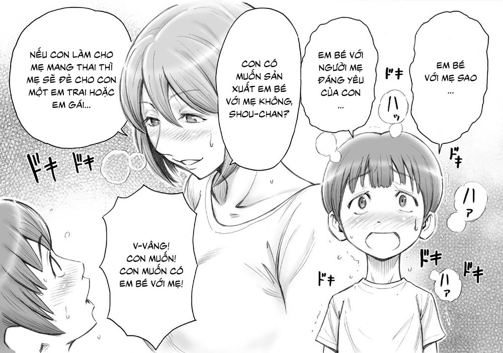 HentaiVN.net - Ảnh 17 - Daisuki na Mama to Aka-chan o Tsukurou - Oneshot