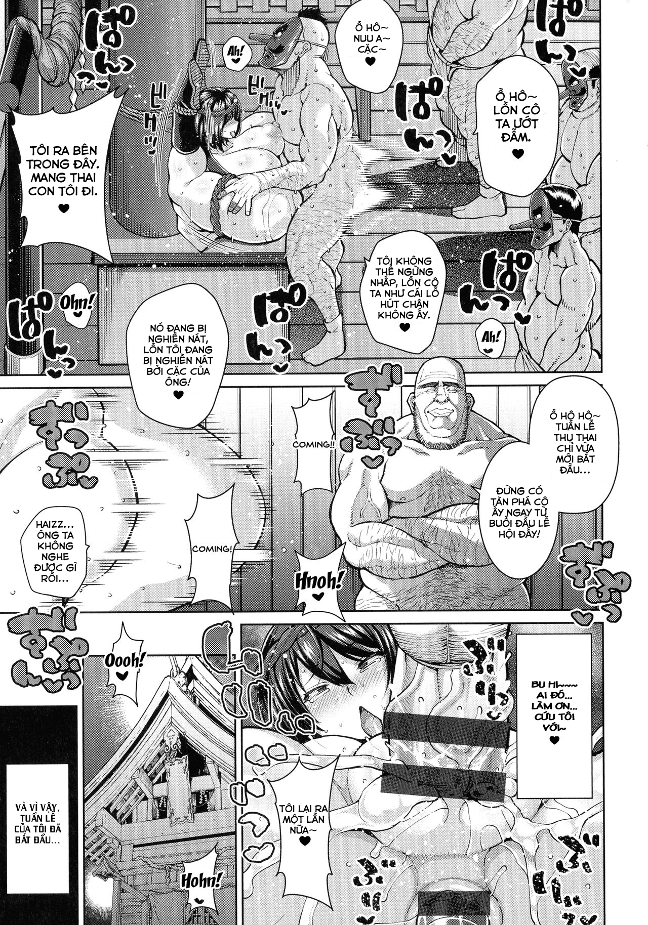 HentaiVN.net - Ảnh 17 - Miko - Dụng cụ sinh sản [Tanetsukimura's Perverted Mating Festival] - Oneshot