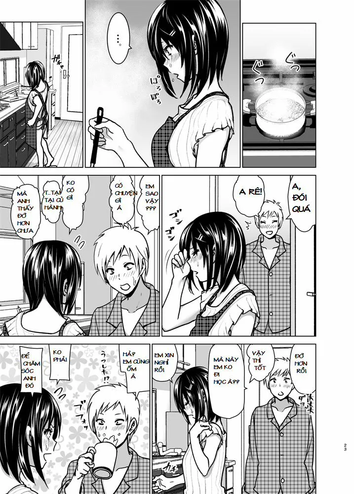 HentaiVN.net - Ảnh 22 - Imouto No Oppai Ga Marudashi Datta Hanashi (5,6,Bonus) - Chương 6 [End]