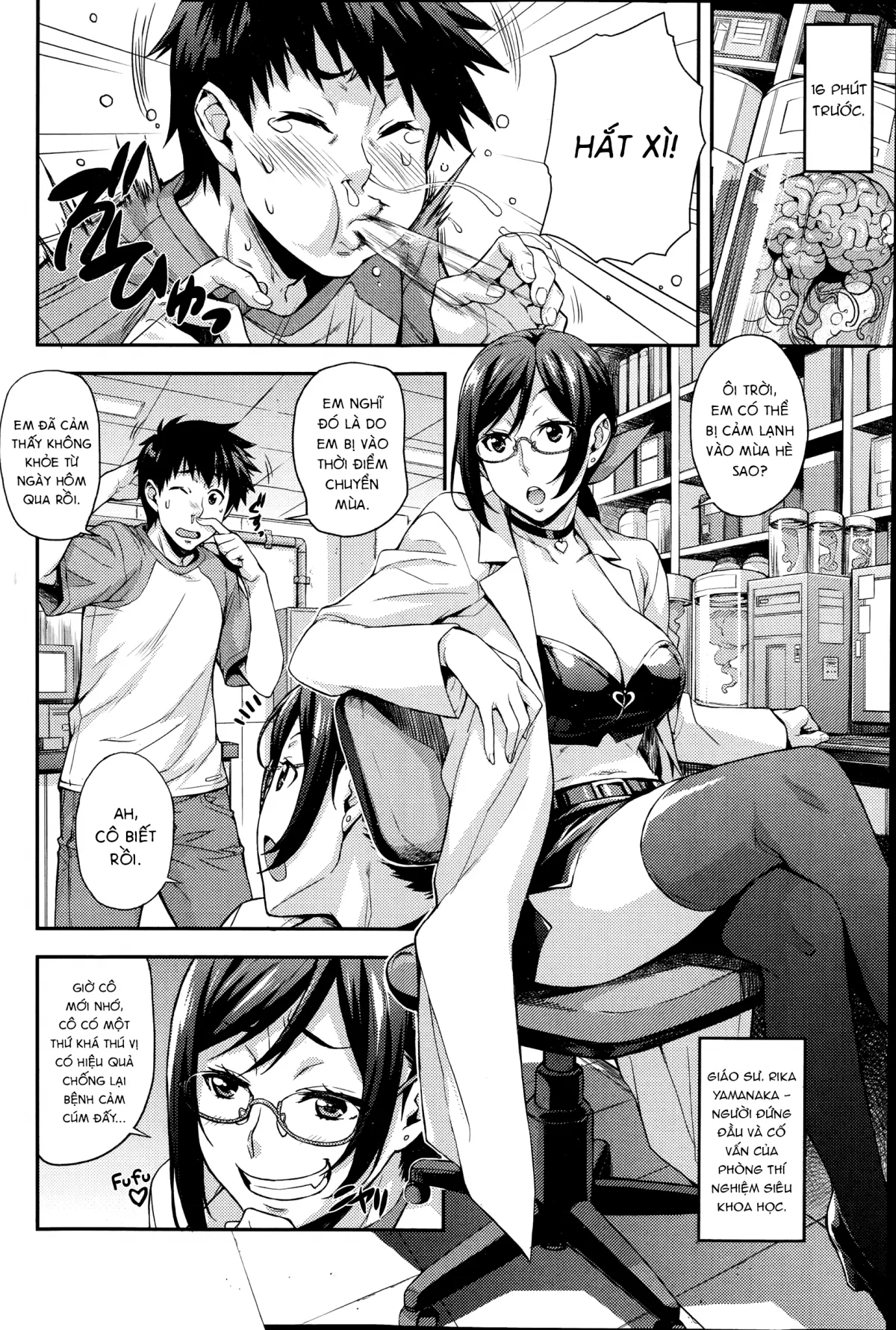 HentaiVN.net - Ảnh 3 - Rika no Kenkyuushitsu [Rika's Laboratory] - Chap 2
