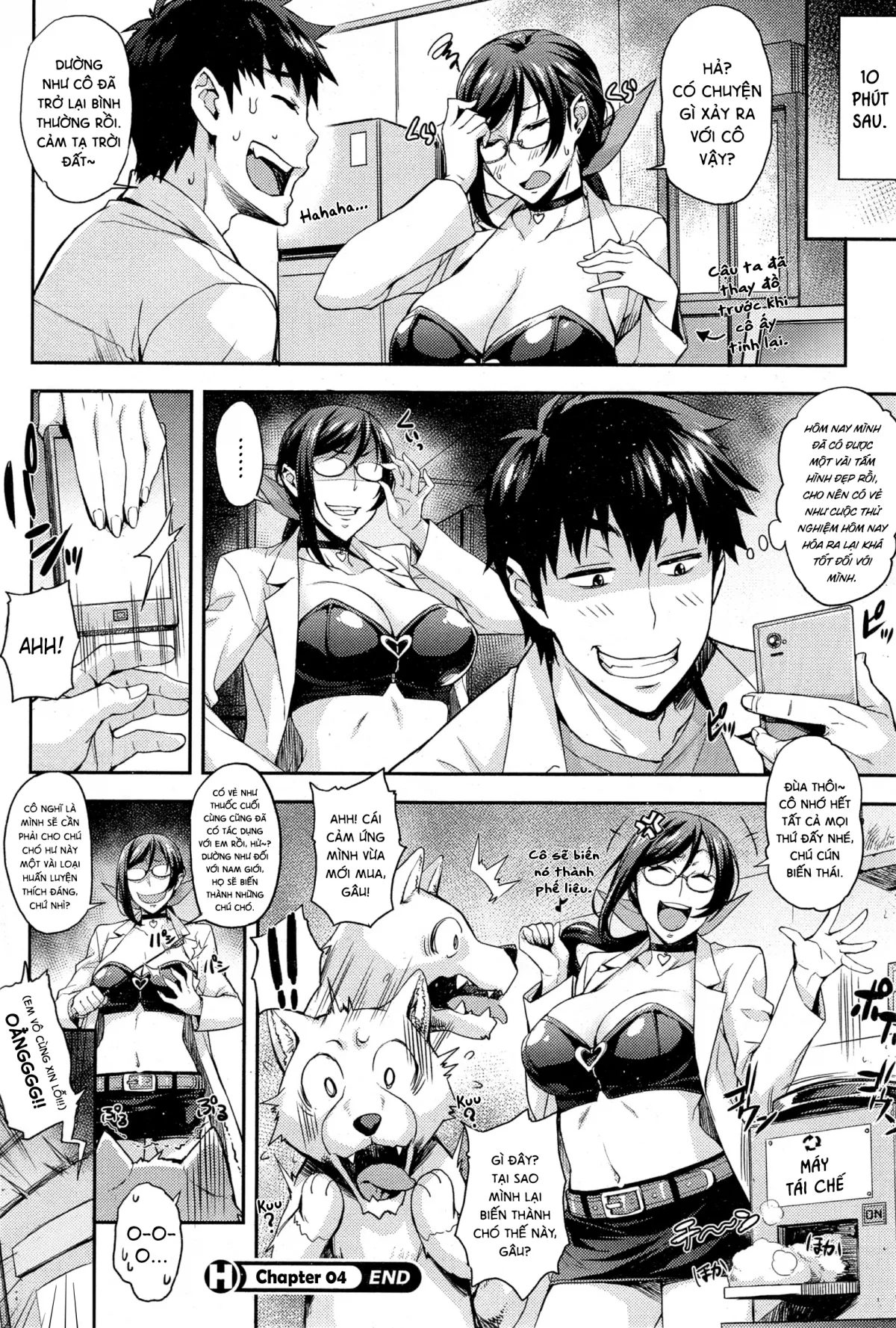 HentaiVN.net - Ảnh 21 - Rika no Kenkyuushitsu [Rika's Laboratory] - Chap 4