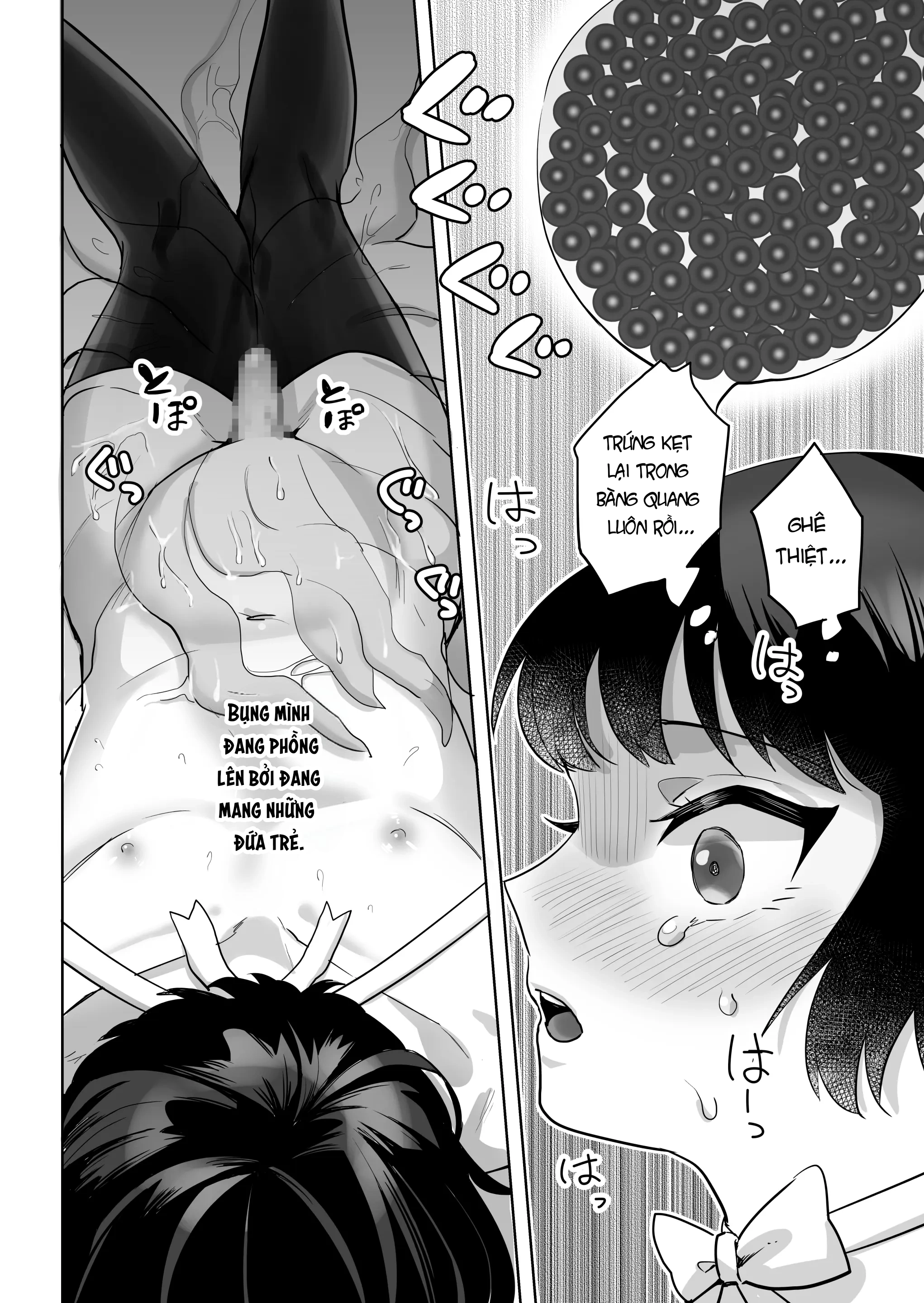 HentaiVN.net - Ảnh 23 - Nữ xúc tu đẻ trứng vào bàng quang bé trap. - Oneshot