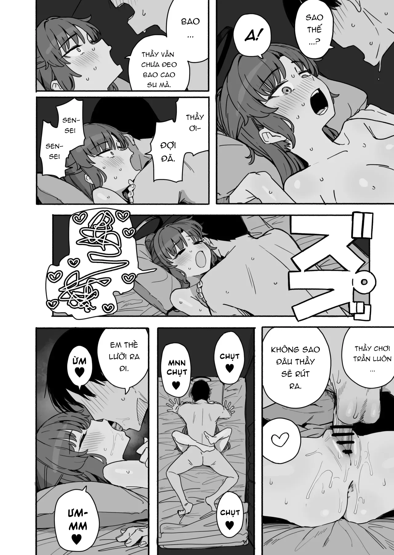 HentaiVN.net - Ảnh 7 - Yuuka ướt đẫm mồ hôi - Yuuka và sensei