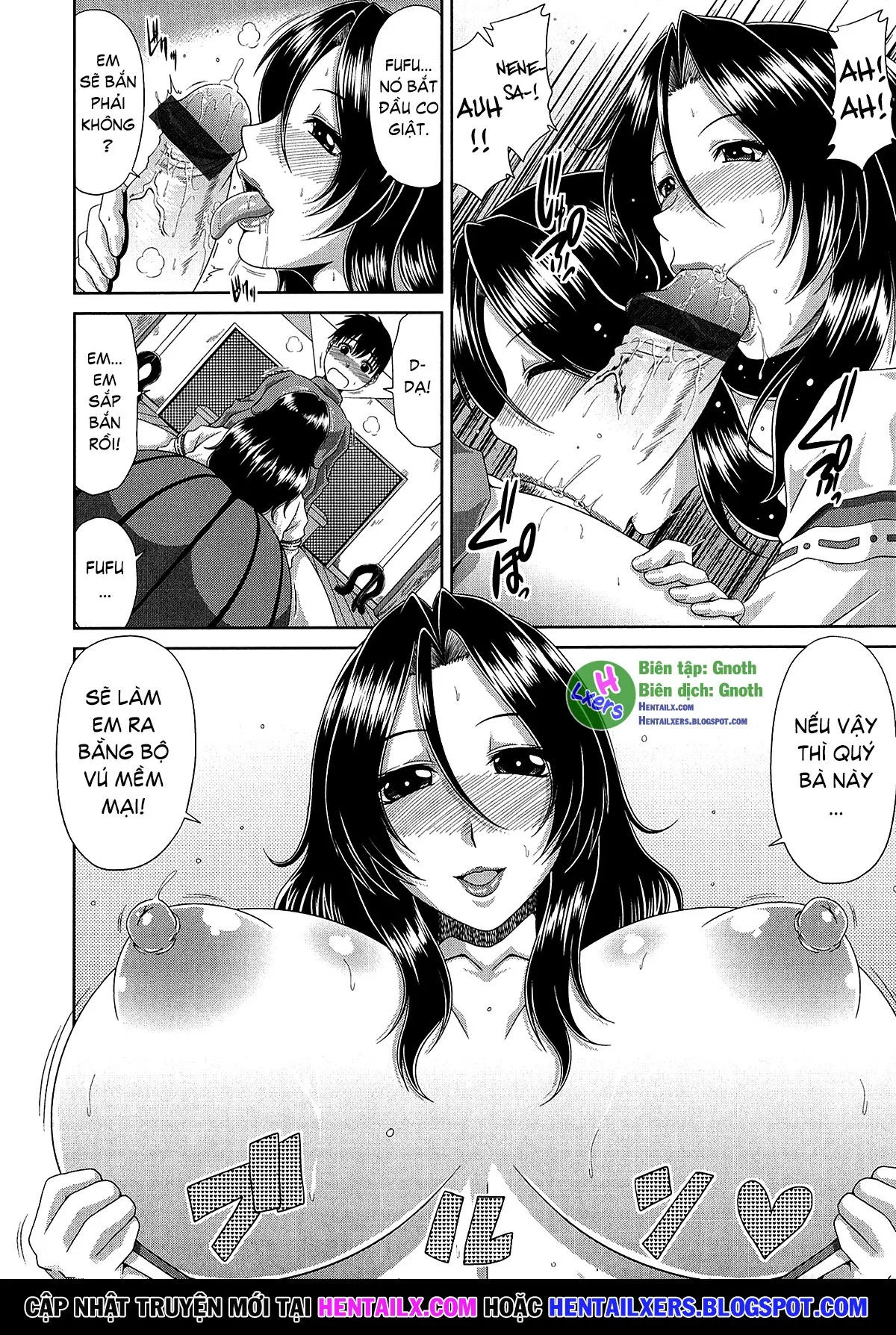HentaiVN.net - Ảnh 3 - Tomo Haha [Friend’s Mother; Friend's Mother] - Chap 3