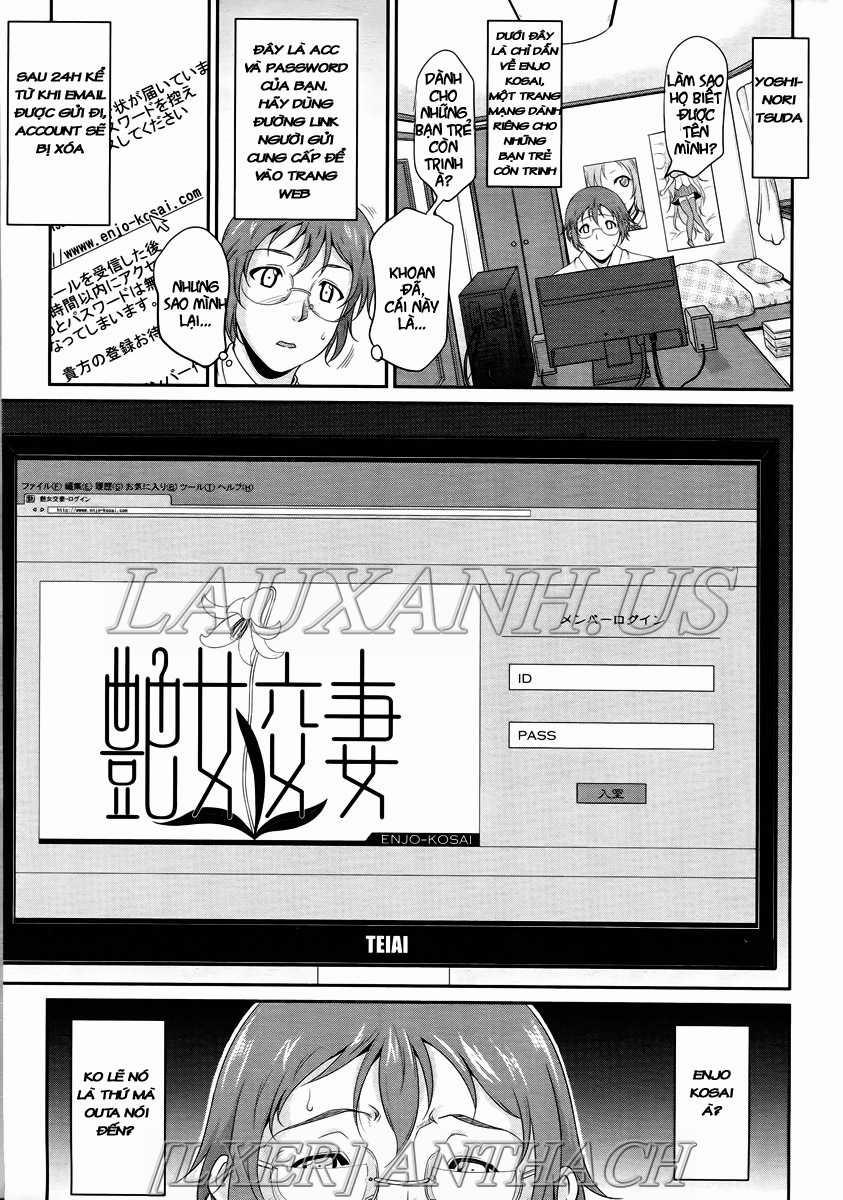 HentaiVN.net - Ảnh 7 - Enjo Kosai [Enjo Kosai ~Midara Na Mama No Aishikata~] - Chap 1