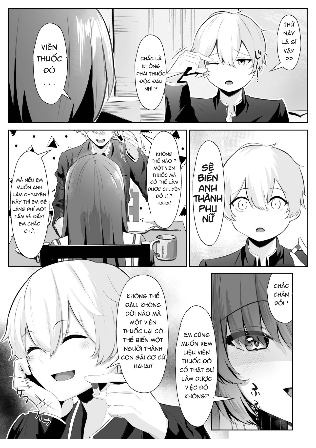 HentaiVN.net - Ảnh 10 - CÂU CHUYỆN VỀ ONII~CHAN BỊ CÔ EM GÁI FUTA BIẾN THÀNH EM GÁI - chap 1