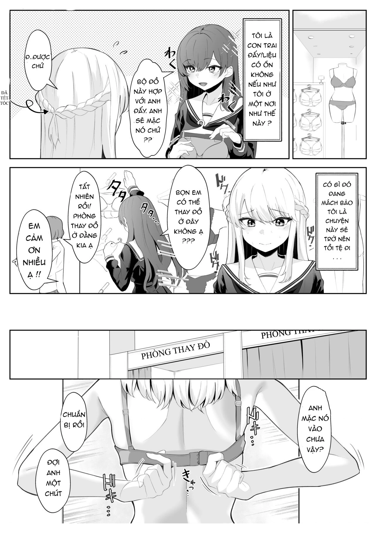 HentaiVN.net - Ảnh 14 - CÂU CHUYỆN VỀ ONII~CHAN BỊ CÔ EM GÁI FUTA BIẾN THÀNH EM GÁI - chap 1
