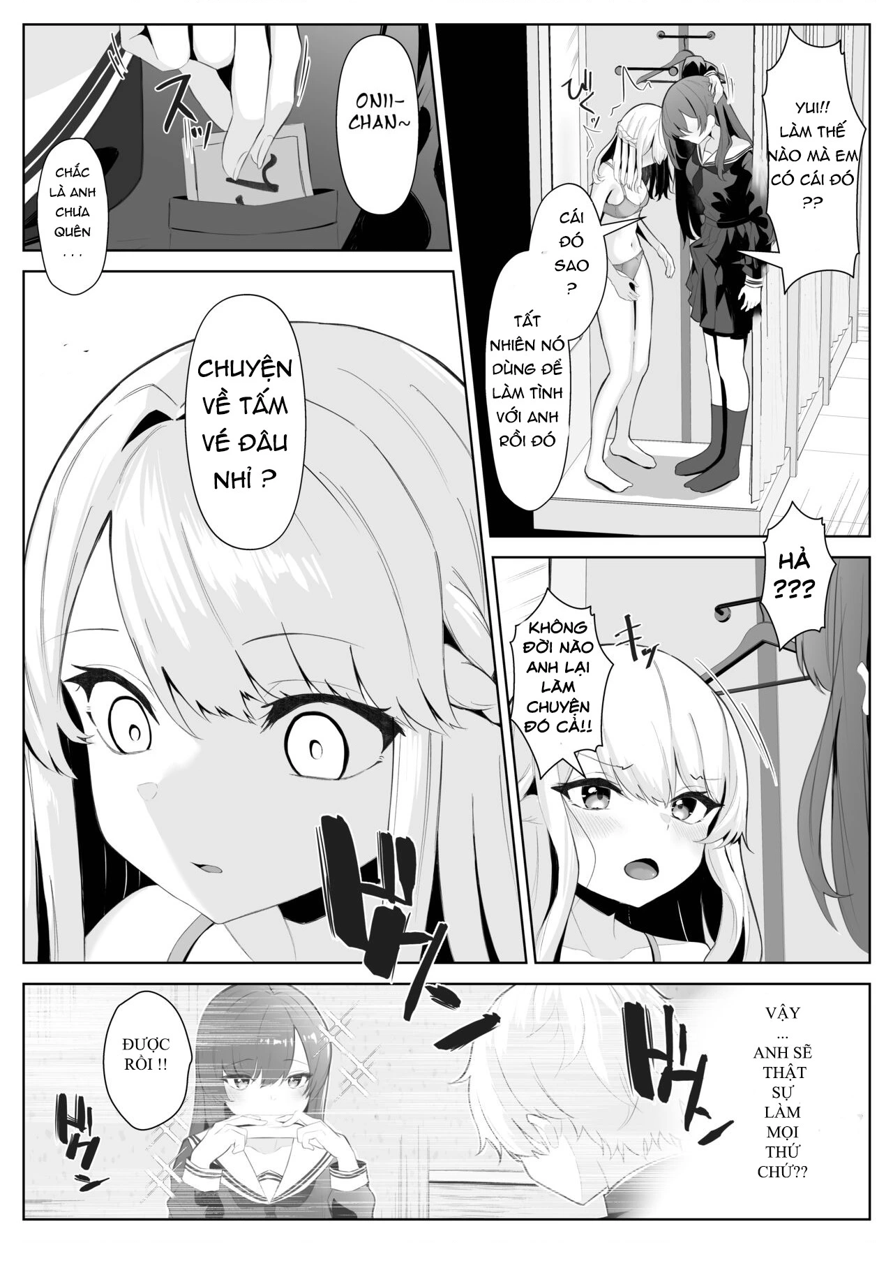 HentaiVN.net - Ảnh 16 - CÂU CHUYỆN VỀ ONII~CHAN BỊ CÔ EM GÁI FUTA BIẾN THÀNH EM GÁI - chap 1