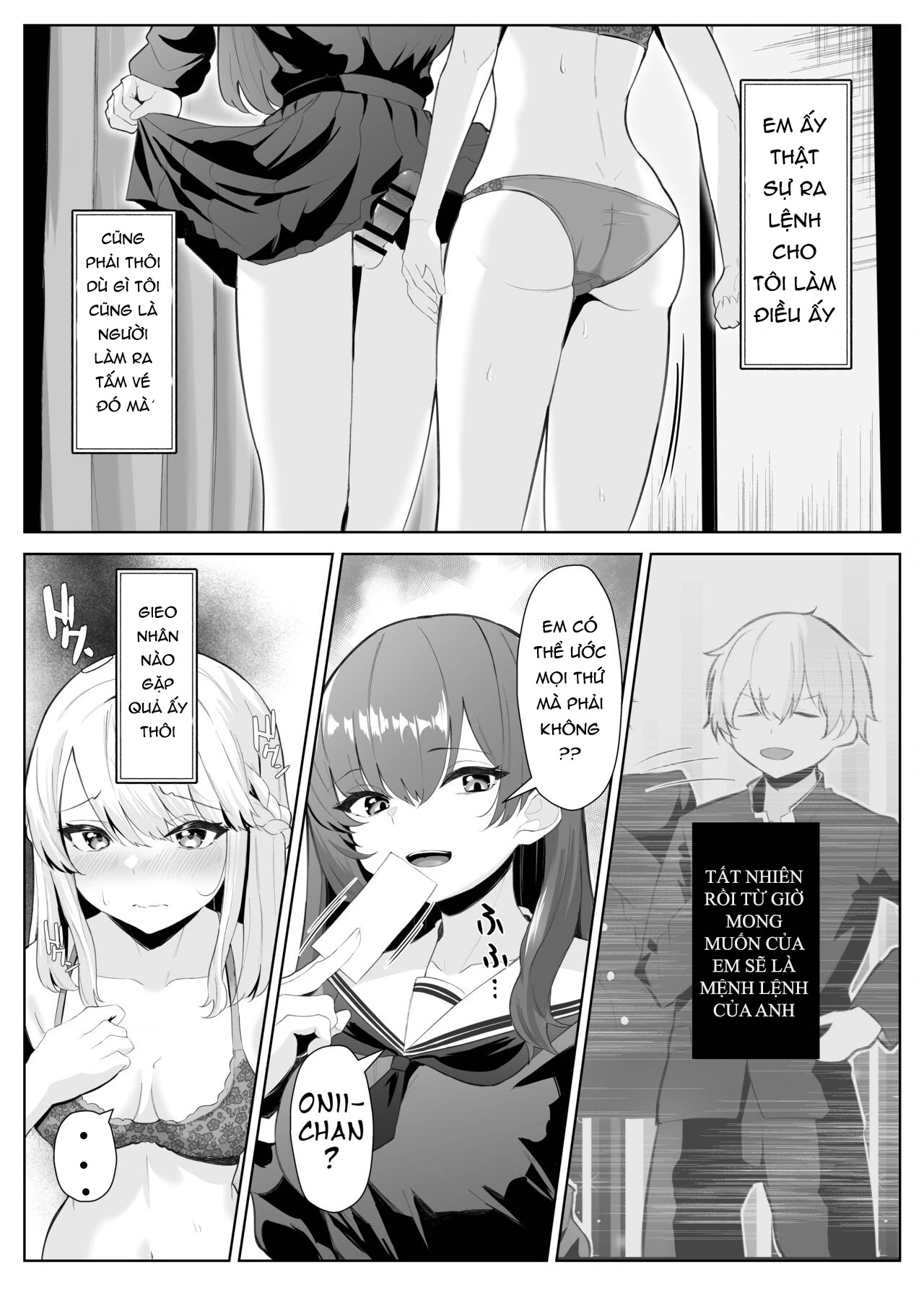 HentaiVN.net - Ảnh 18 - CÂU CHUYỆN VỀ ONII~CHAN BỊ CÔ EM GÁI FUTA BIẾN THÀNH EM GÁI - chap 1