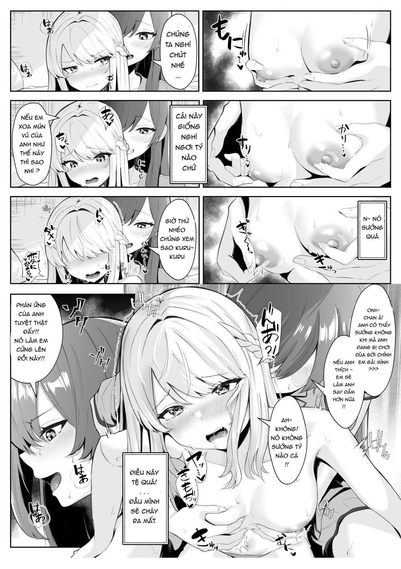 HentaiVN.net - Ảnh 24 - CÂU CHUYỆN VỀ ONII~CHAN BỊ CÔ EM GÁI FUTA BIẾN THÀNH EM GÁI - chap 1