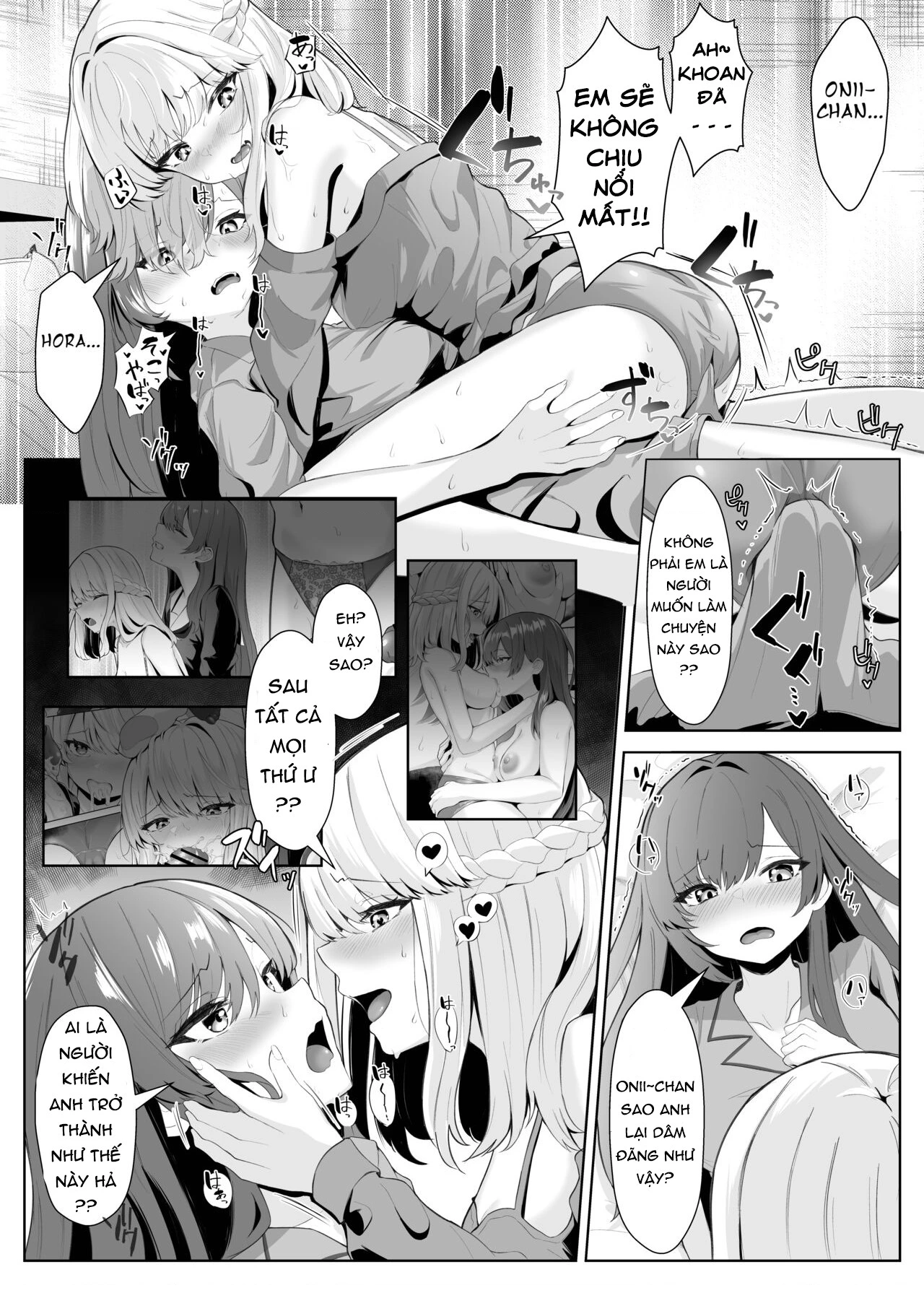 HentaiVN.net - Ảnh 36 - CÂU CHUYỆN VỀ ONII~CHAN BỊ CÔ EM GÁI FUTA BIẾN THÀNH EM GÁI - chap 1