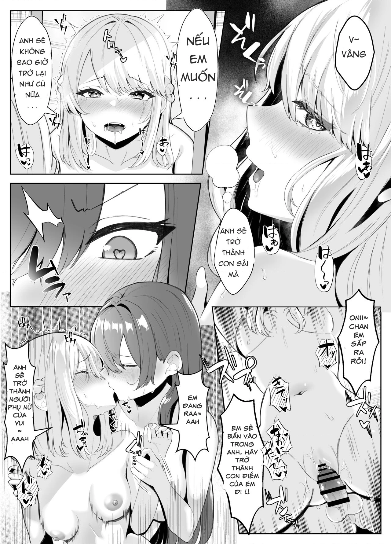 HentaiVN.net - Ảnh 48 - CÂU CHUYỆN VỀ ONII~CHAN BỊ CÔ EM GÁI FUTA BIẾN THÀNH EM GÁI - chap 1