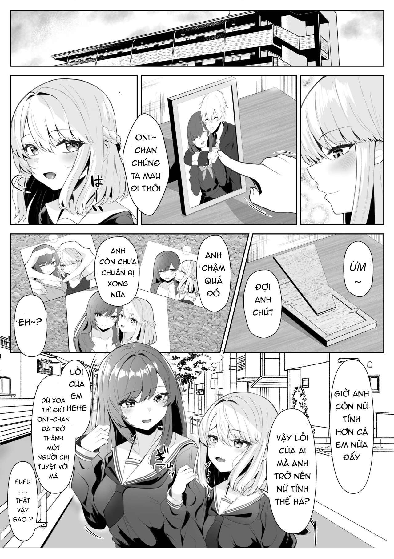 HentaiVN.net - Ảnh 50 - CÂU CHUYỆN VỀ ONII~CHAN BỊ CÔ EM GÁI FUTA BIẾN THÀNH EM GÁI - chap 1