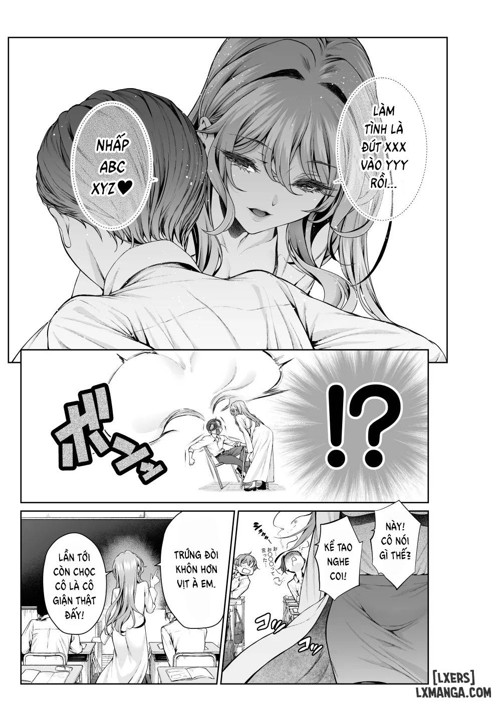 HentaiVN.net - Ảnh 12 - Shokuba no Senpai: Hokenshitsu no Sensei, Kyoudan ni Tatsu - Oneshot