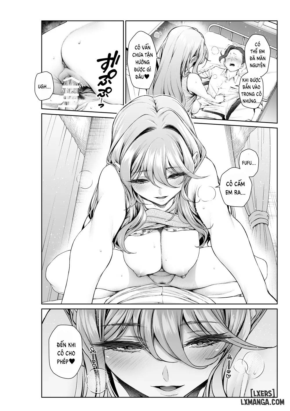 HentaiVN.net - Ảnh 15 - Shokuba no Senpai: Hokenshitsu no Sensei, Kyoudan ni Tatsu - Oneshot