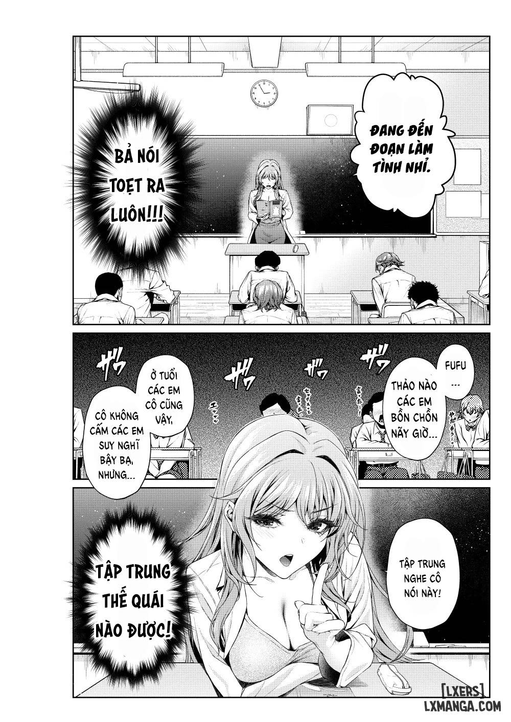 HentaiVN.net - Ảnh 4 - Shokuba no Senpai: Hokenshitsu no Sensei, Kyoudan ni Tatsu - Oneshot