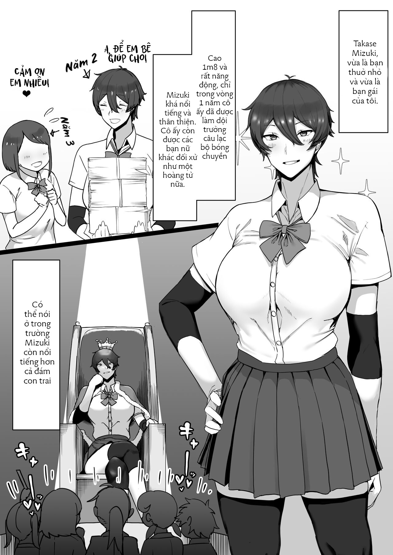 HentaiVN.net - Ảnh 8 - Ouji-sama-kei de Joshi kara Motemote dakedo Jitsu - Oneshot