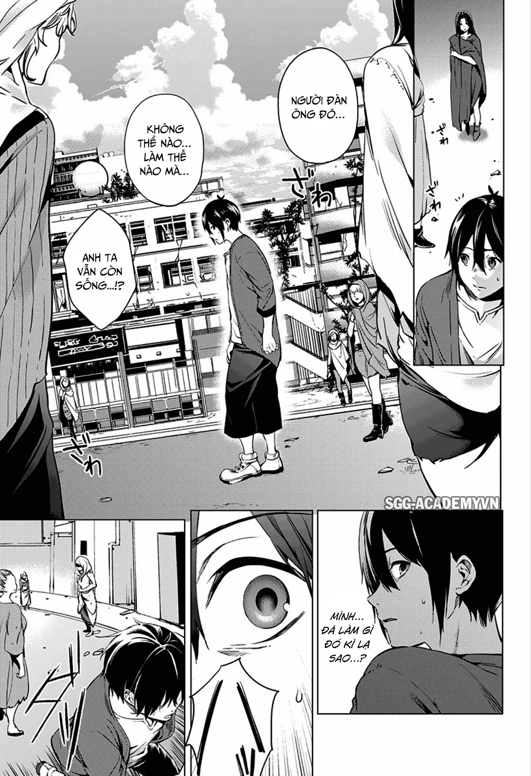 HentaiVN.net - Ảnh 42 - Dàn Harem Cuối Cùng [Shumatsu no harem; World's End Harem; 終末のハーレム] - Chap 1