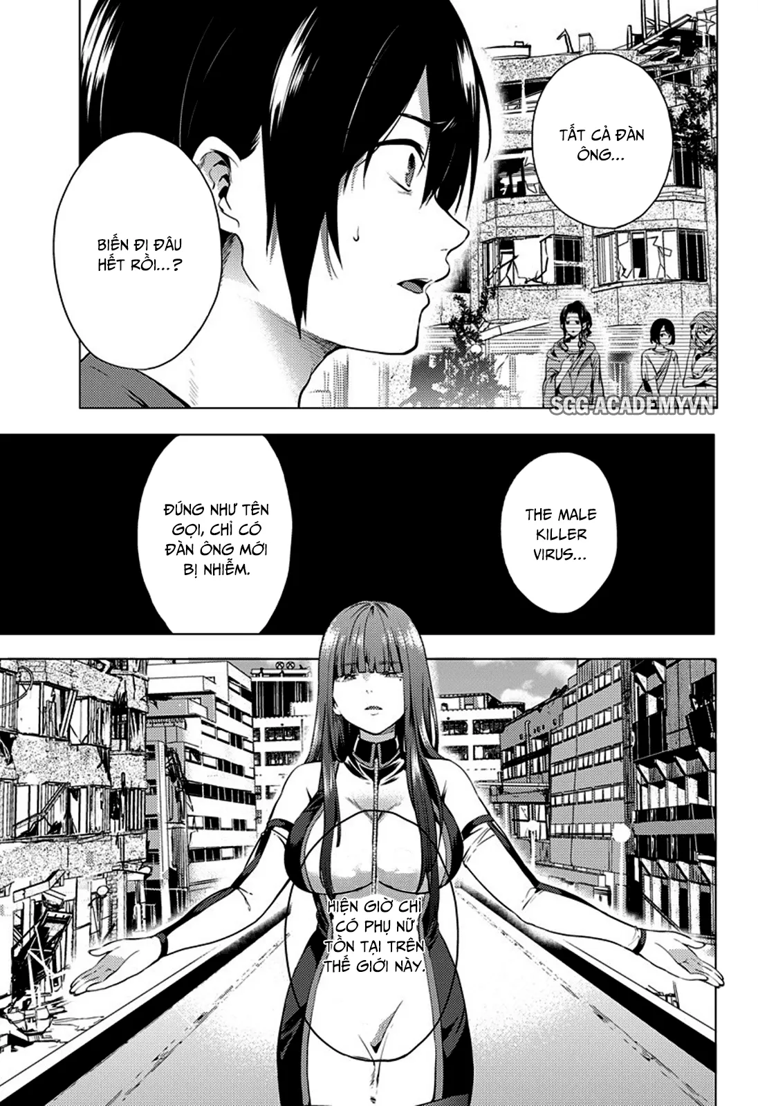 HentaiVN.net - Ảnh 44 - Dàn Harem Cuối Cùng [Shumatsu no harem; World's End Harem; 終末のハーレム] - Chap 1