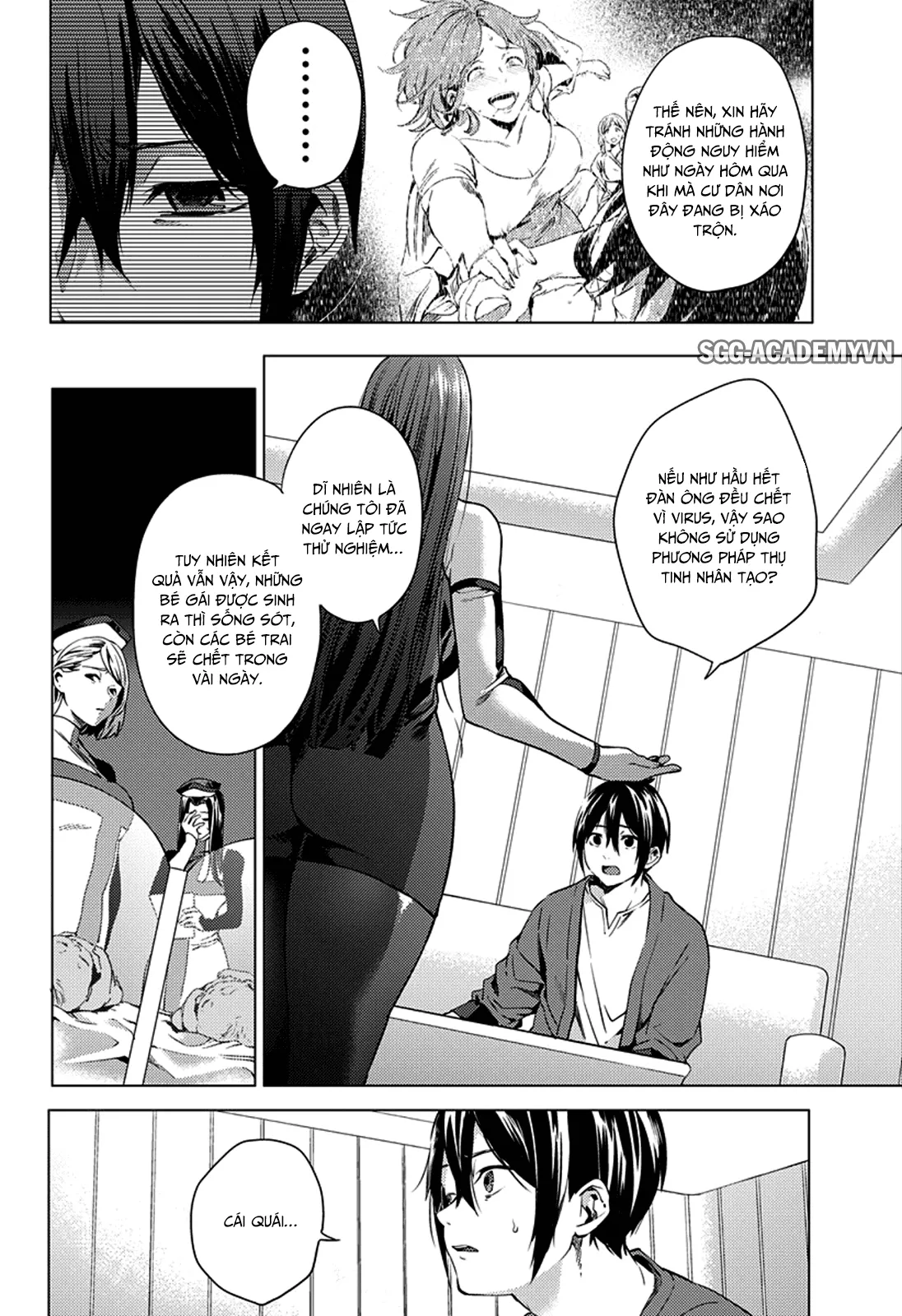 HentaiVN.net - Ảnh 8 - Dàn Harem Cuối Cùng [Shumatsu no harem; World's End Harem; 終末のハーレム] - Chap 2