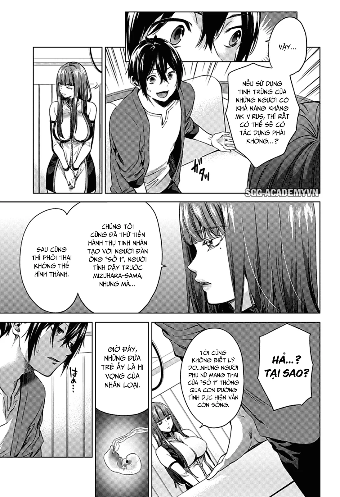 HentaiVN.net - Ảnh 9 - Dàn Harem Cuối Cùng [Shumatsu no harem; World's End Harem; 終末のハーレム] - Chap 2