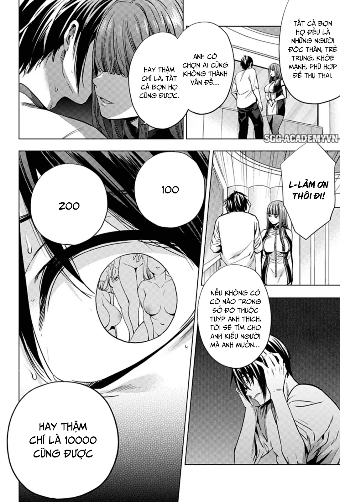 HentaiVN.net - Ảnh 15 - Dàn Harem Cuối Cùng [Shumatsu no harem; World's End Harem; 終末のハーレム] - Chap 3