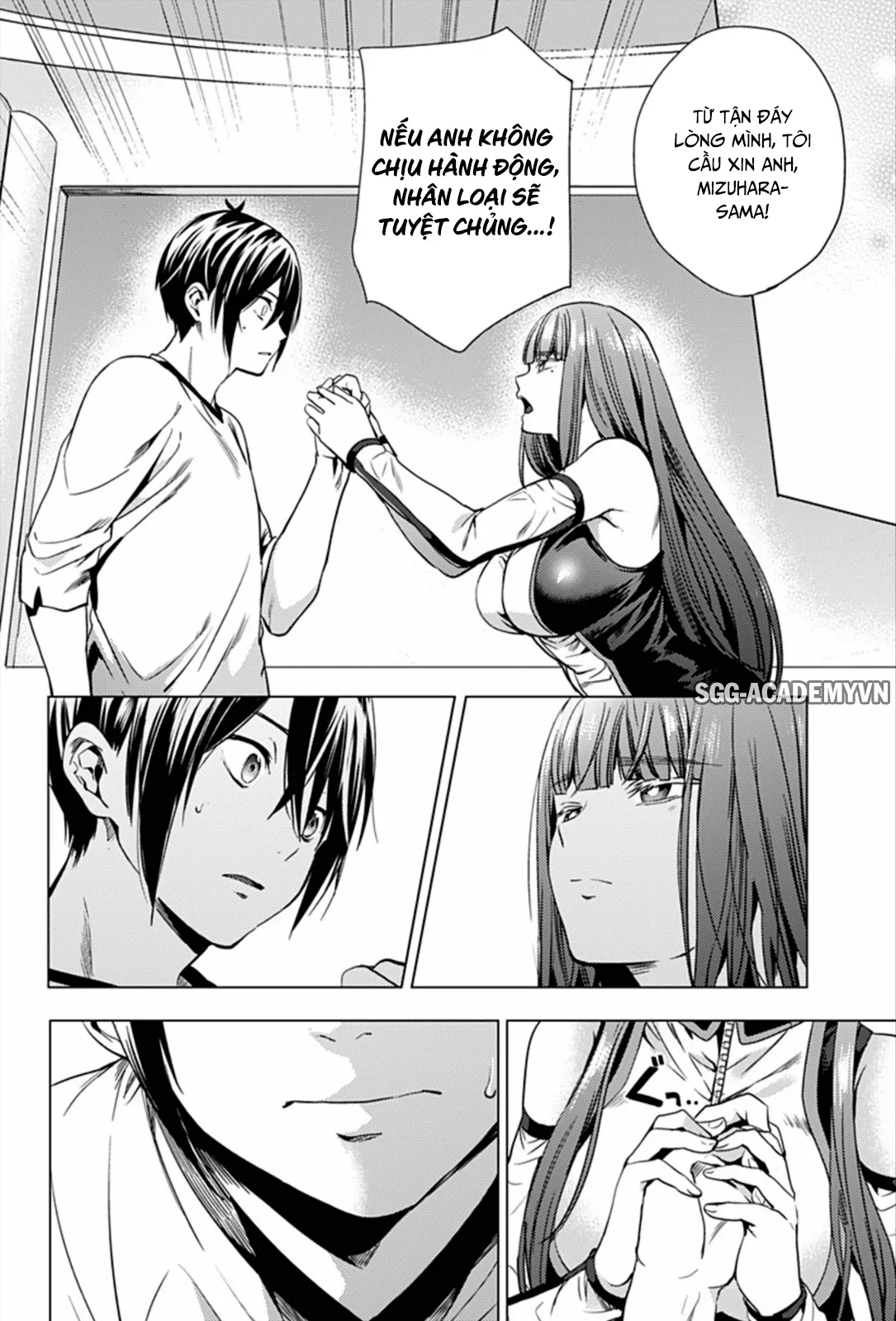 HentaiVN.net - Ảnh 21 - Dàn Harem Cuối Cùng [Shumatsu no harem; World's End Harem; 終末のハーレム] - Chap 3